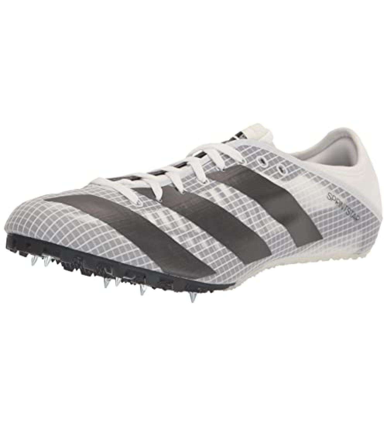 adidas Sprintstar Men's Track and Field Shoe 9.5 - White/Night Metallic/Black - Buy Online on GoSupps.com