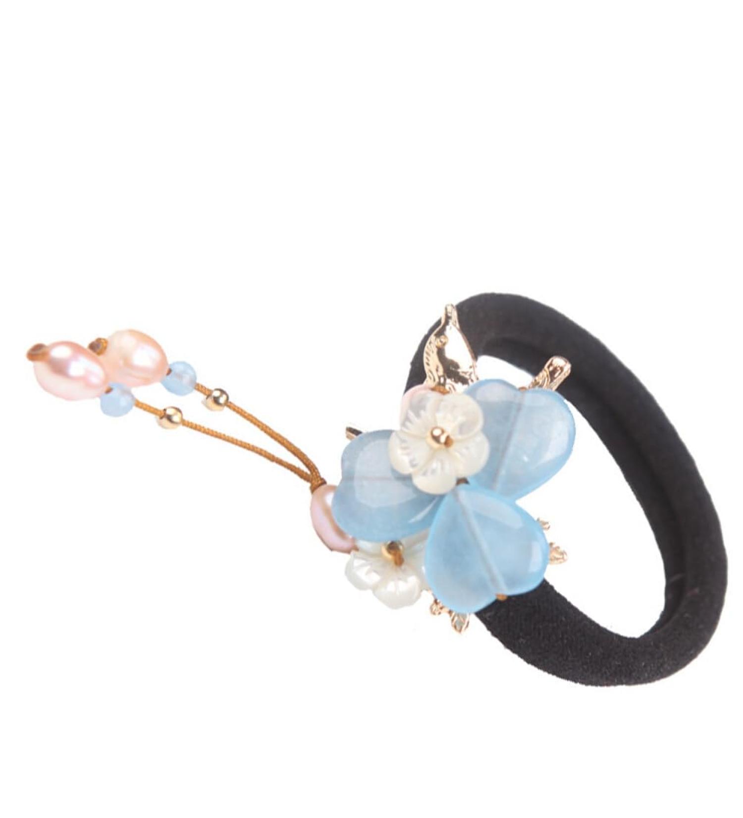 FOMIYES 1Pc hair rope Chinese Hanfu Headwear Hair Elastics Qipao hair accessories Hanfu Hair Accessory elastic hair bands Hair Scrunchies hair bungee Miss hair ring Copper etc. folk-custom