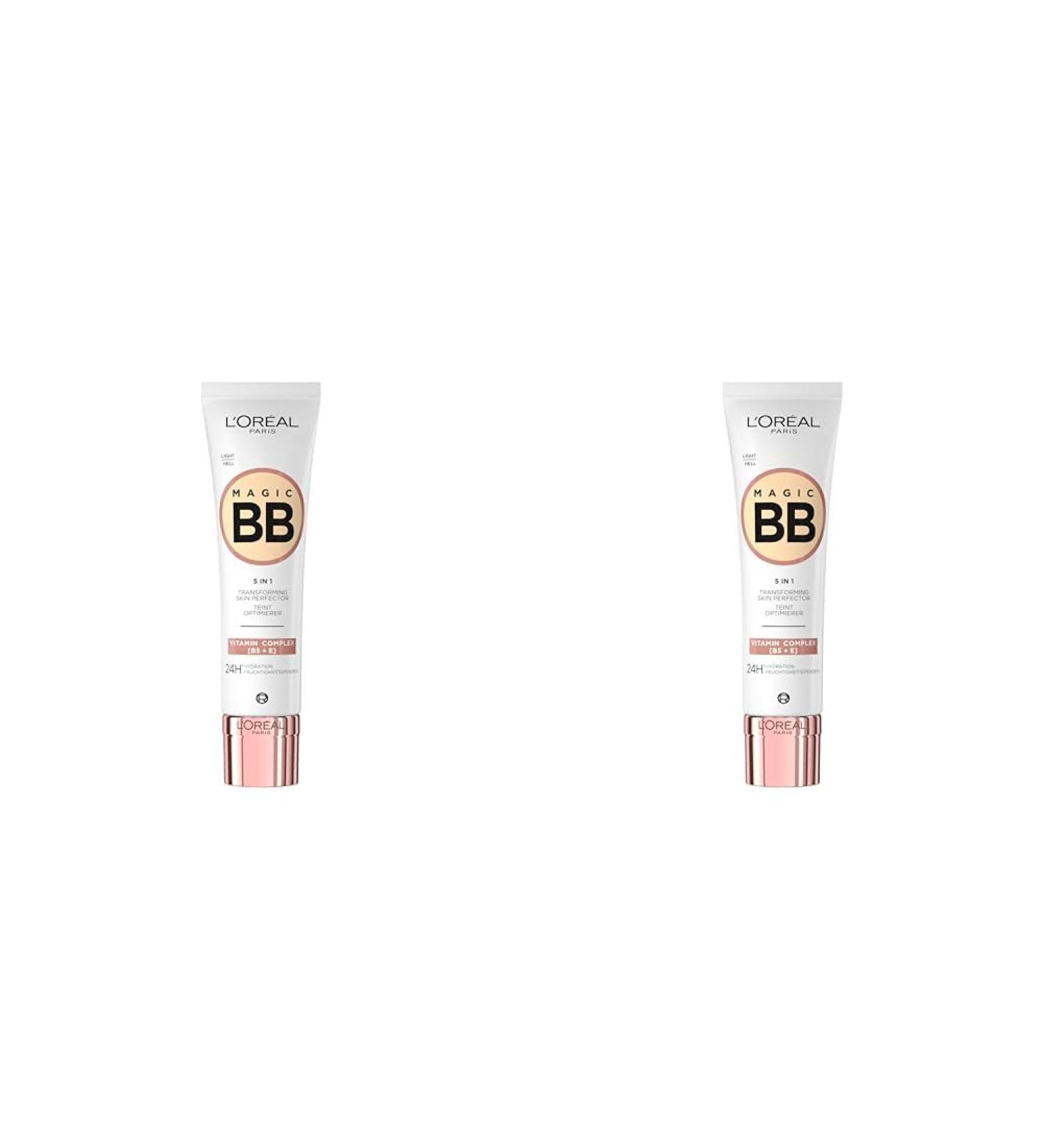 L'Or al Paris Teded Daily Cream & Magic BB TINT Optimizer 02 Light 24h Moisture Even Complexion 2 Pack (30 ml) | Shop Internationally - Buy Online on GoSupps.com