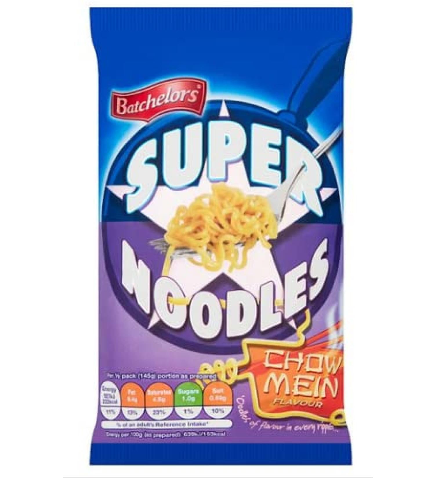 Batchelors Batchelors Super Noodles Chow Mein 90g Pack of 8