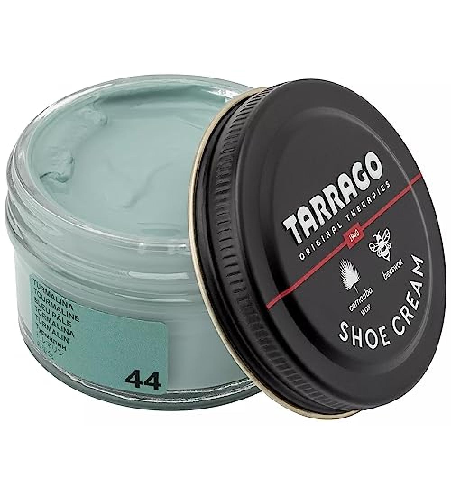 Nourishing Shoe Cream 50ml - For Leather & Synthetic Shoes, Bags & Accessories - Blue (Tourmaline 44) - Buy Online on GoSupps.com