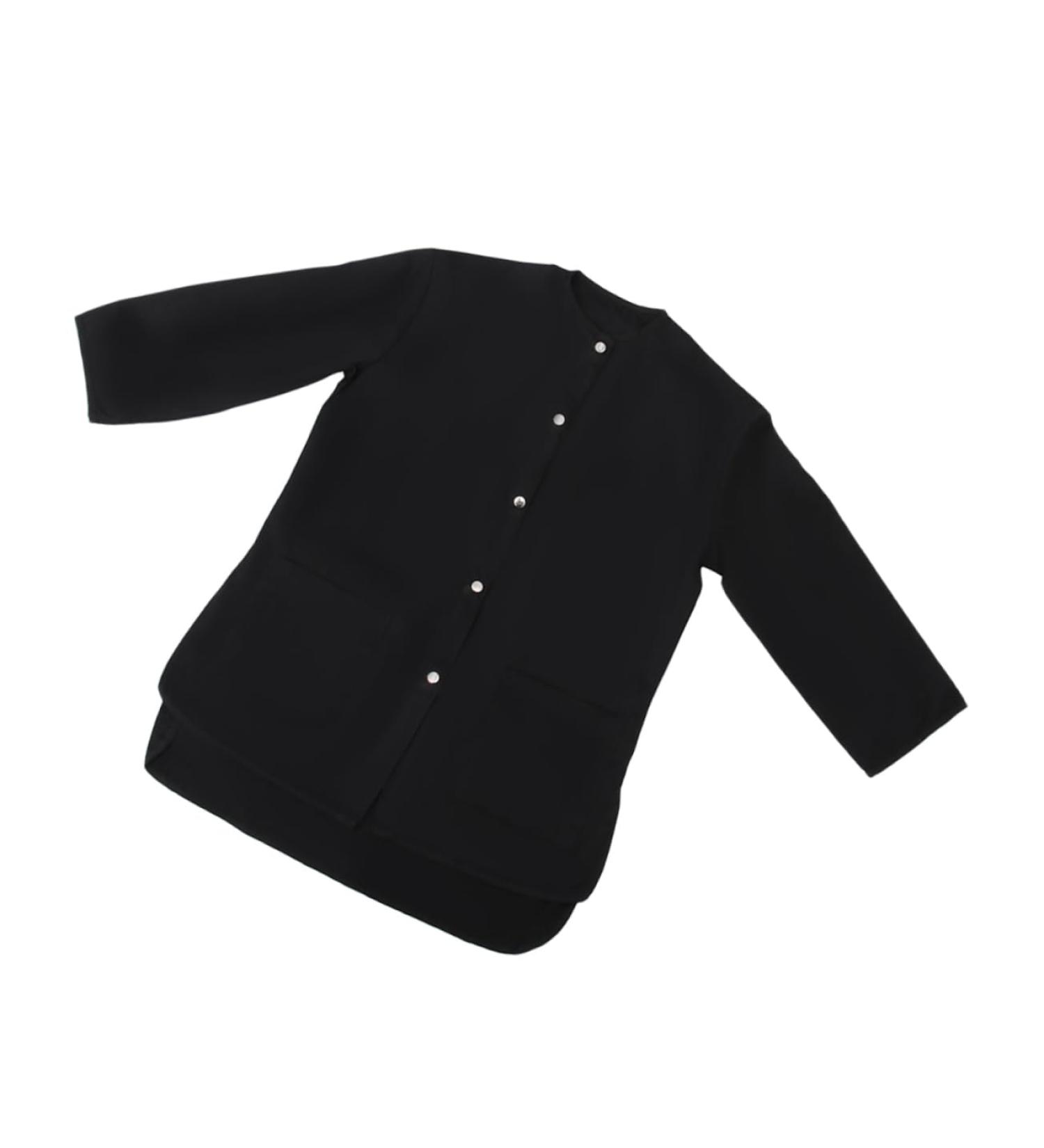 VINTORKY Beauty and Hairdressing Work Clothes Barber Smocks Hair Cutting Coat Haircut Cape Fiber Black - Buy Online on GoSupps.com
