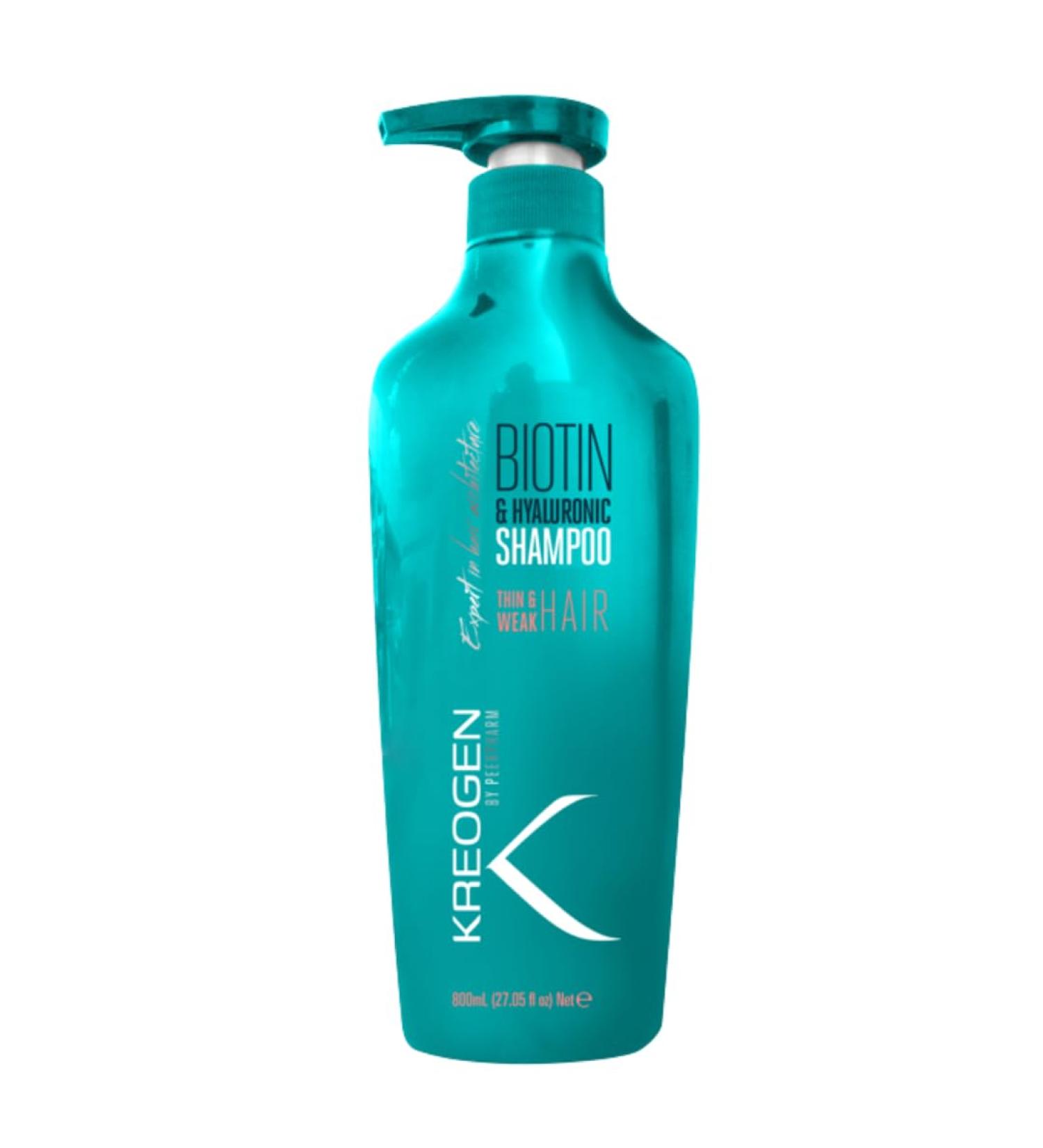  KREOGEN Fortifying Shampoo with Biotin Fine and Fragile Hair 800 ml Volume and Strengthening - Buy Online on GoSupps.com