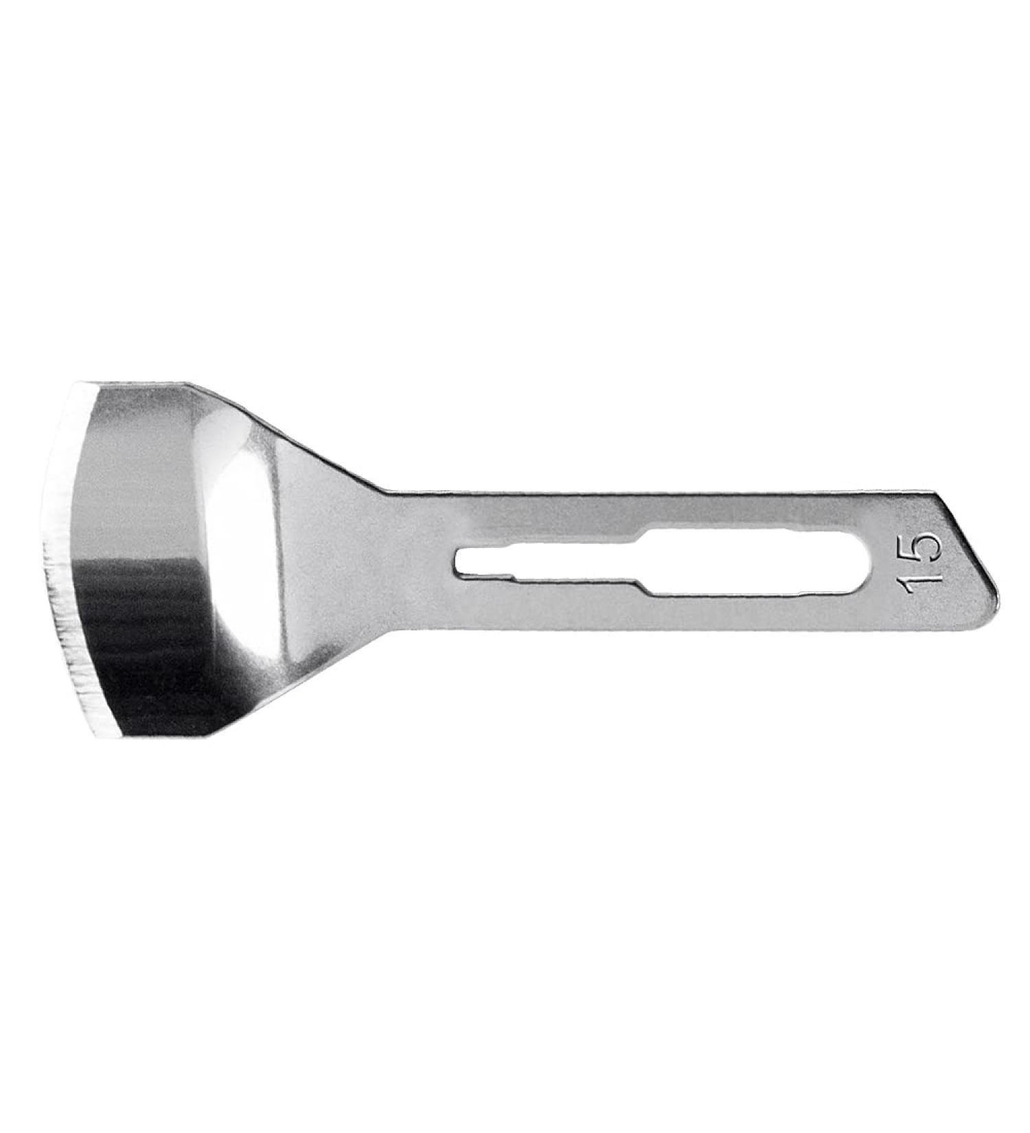 50 Pcs No.15 Hollow Chisel Blades - Kosmetex Foot Care Blades for Precision Grooming | International Shipping Available - Buy Online on GoSupps.com