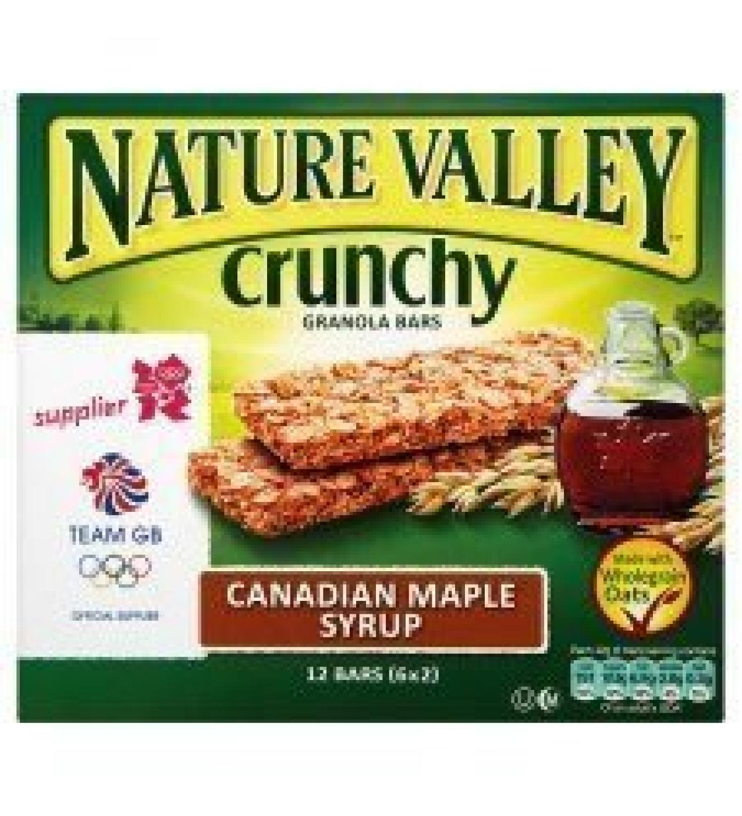 Nature Valley Nature Valley Granola Crunchy Bars with Canadian Maple Syrup 6 x 42g