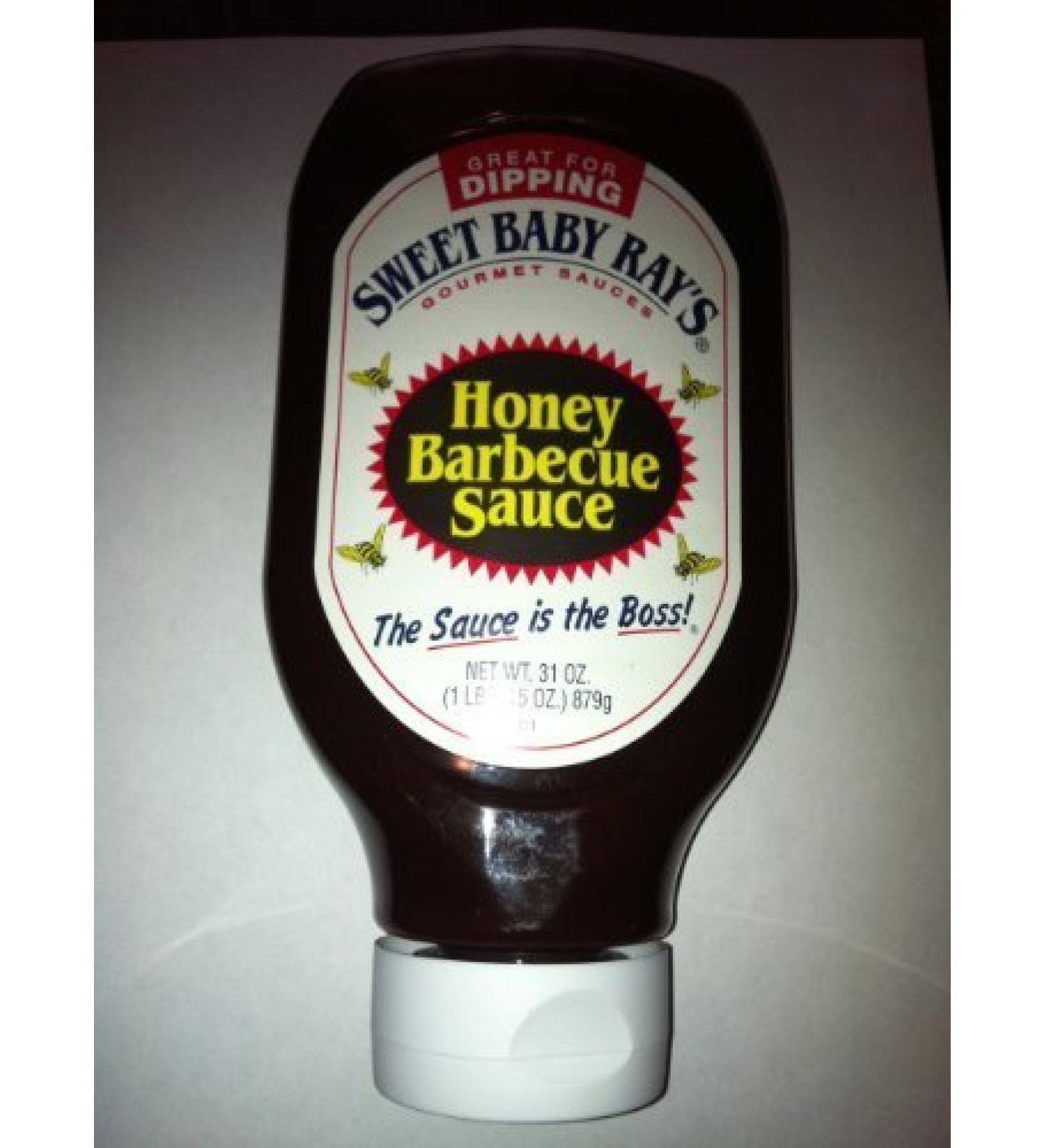 Sweet Baby Ray's Honey Barbecue Sauce Squeeze Bottle 31 Oz (1lbs. 15 Oz) by N/A