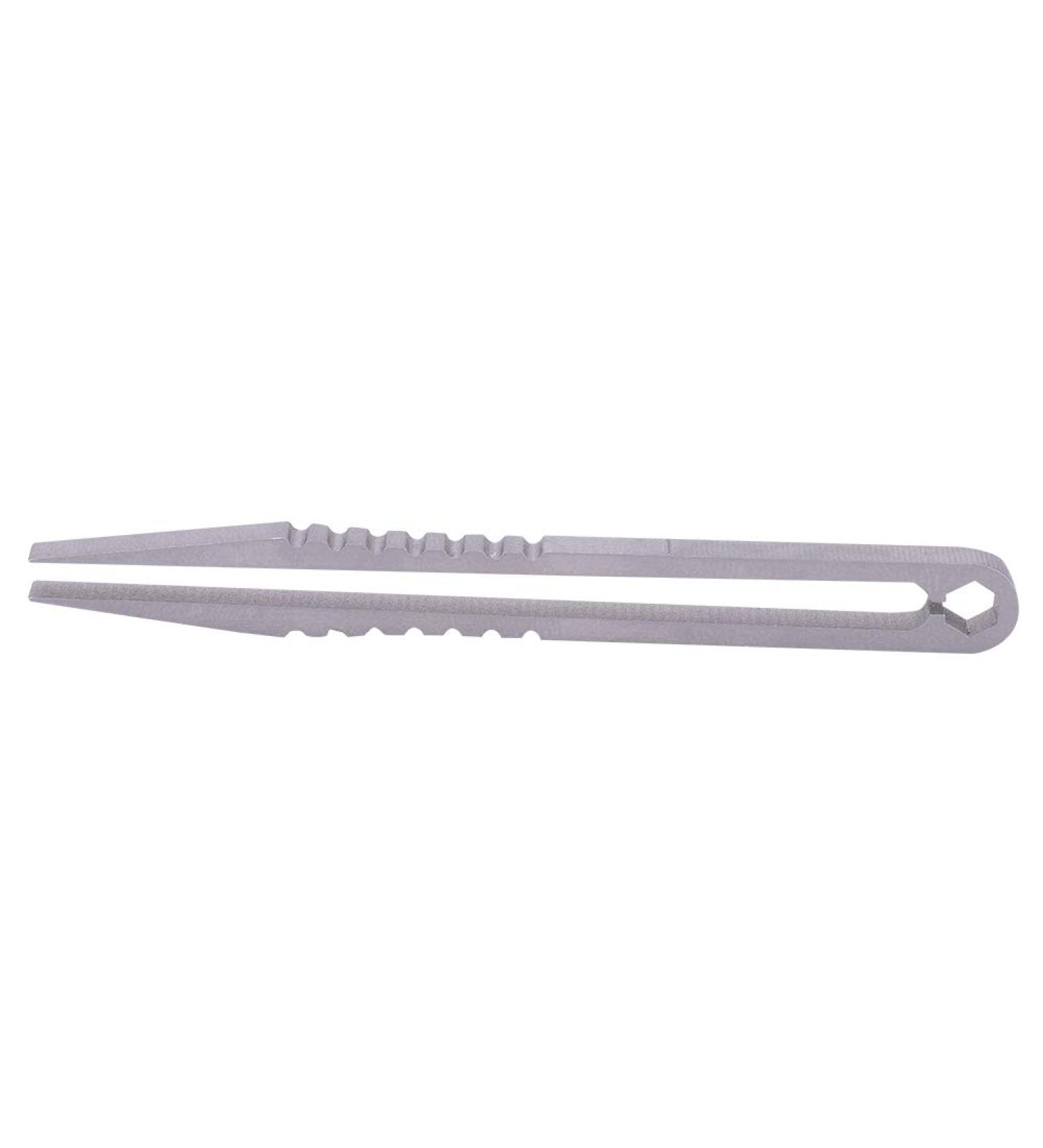 Zaweliyo Alloy Tweezers - Portable EDC Mini Tool for Outdoor Survival Camping & Travel | High Strength & Flexibility | 8.2 x 0.9 cm - Buy Online on GoSupps.com