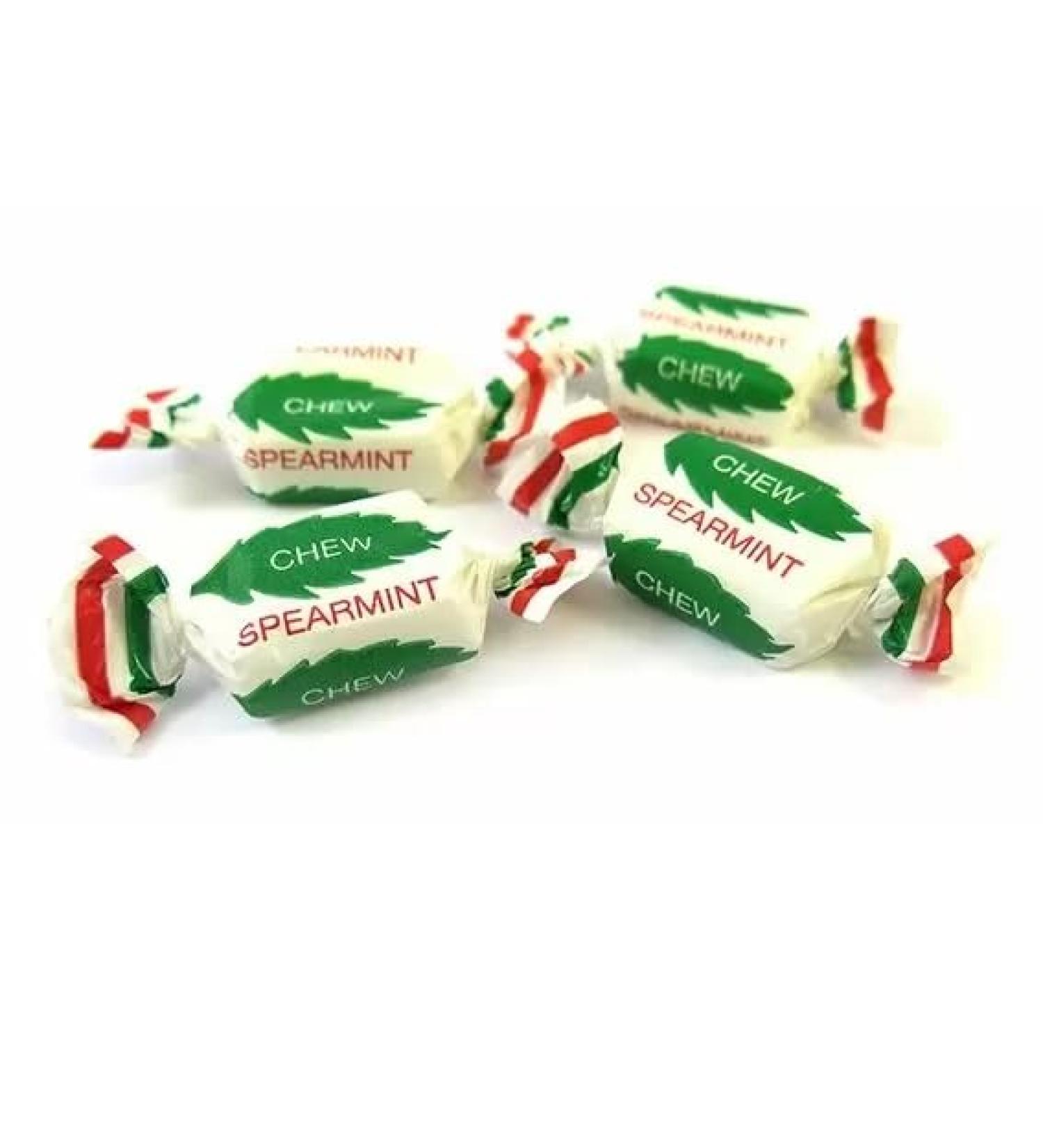 The Real Candy Co Spearmint Chews Chewy Mints 100g - Buy Online on GoSupps.com