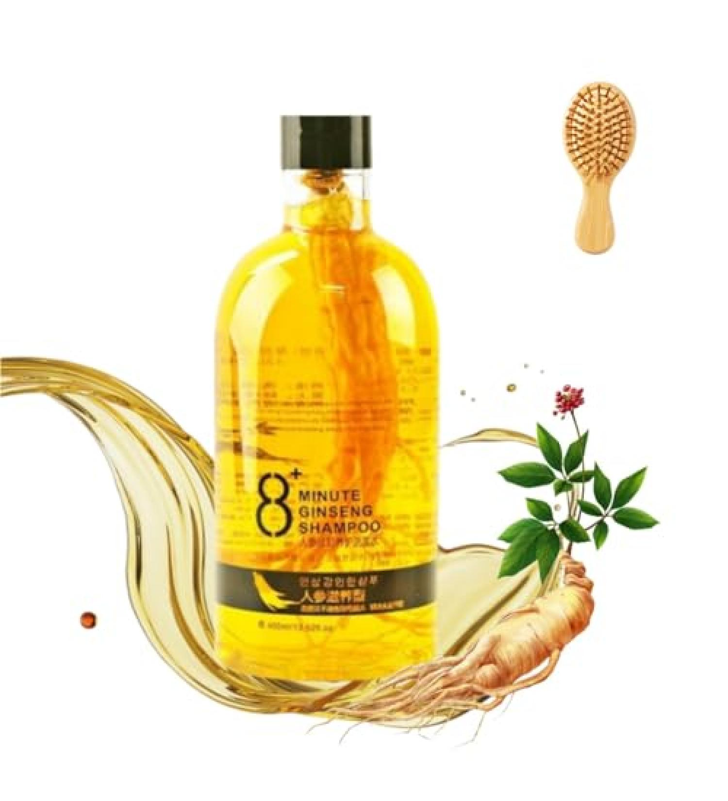 Ginseng Extract Root Nourishing Shampoo Herbal Extract Shampoo 8-Minute Ginseng Shampoo Herbal Hair Serum Restores smooth - Buy Online on GoSupps.com