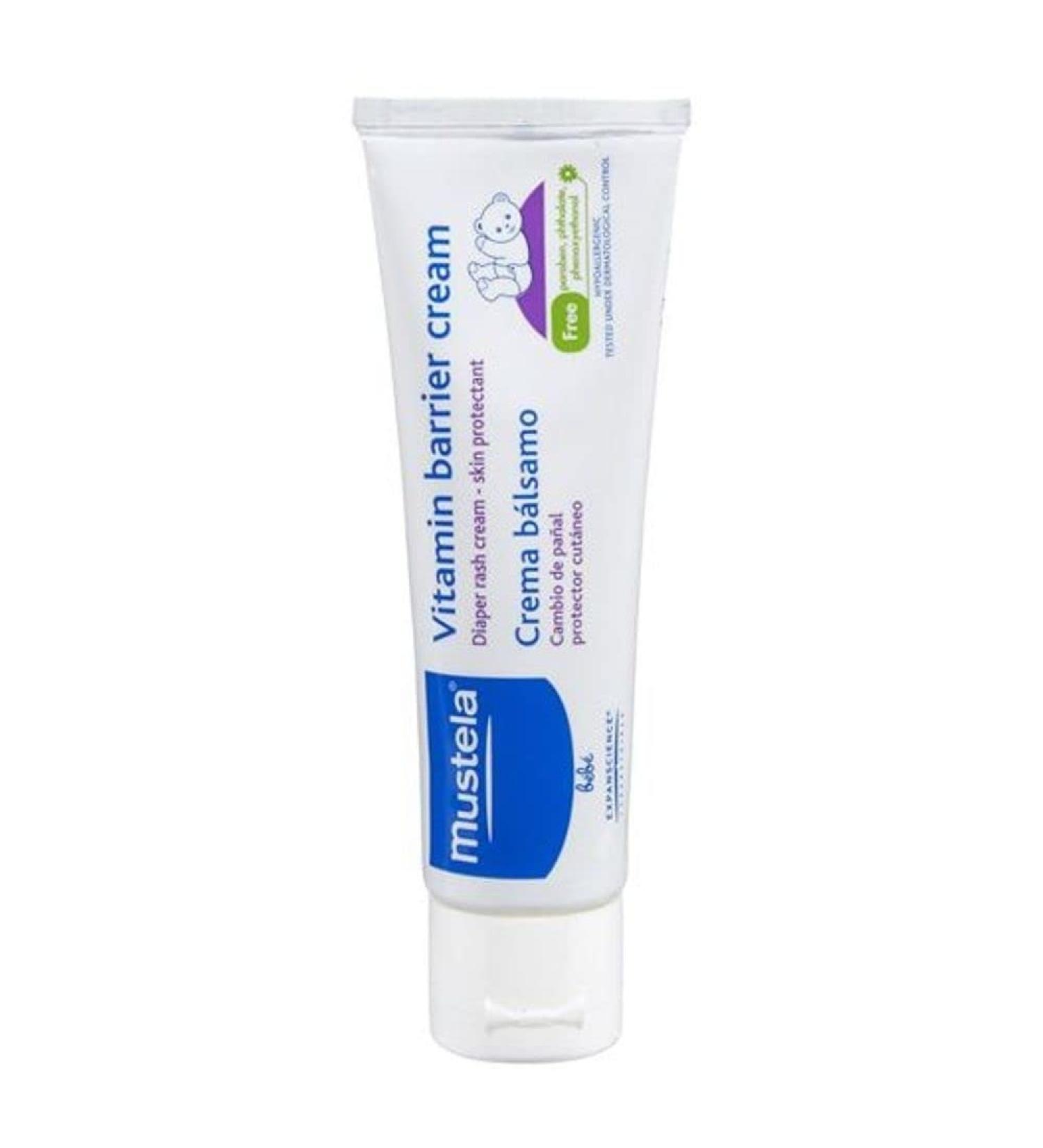 Mustela Vitamin Barrier 1 2 3 Cream 100ml - Pack of 1 | Gentle Baby Diaper Cream - Buy Online on GoSupps.com