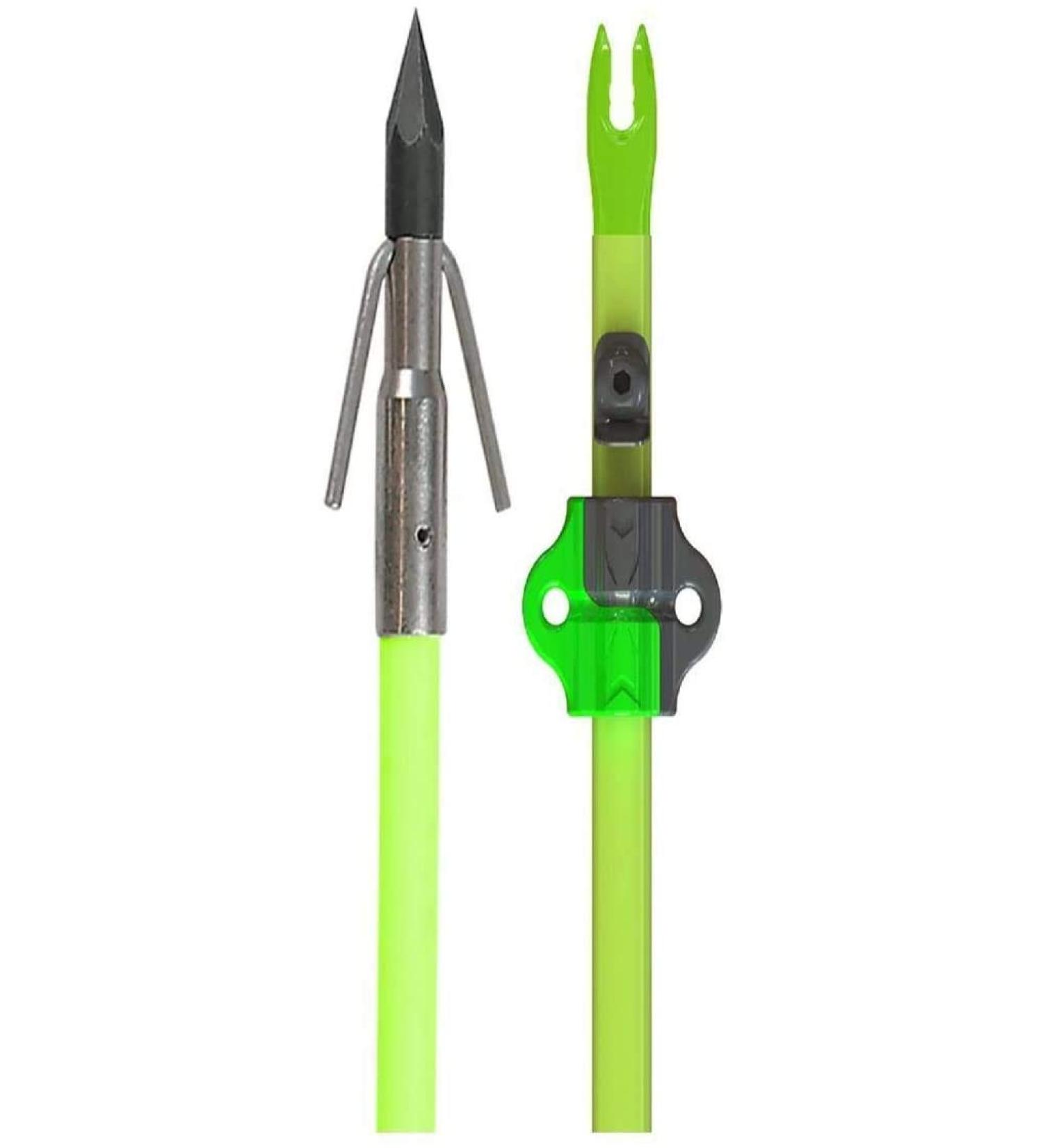 Muzzy Classic Fiberglass Bowfishing Fish Arrow - GREEN Carp Point - Buy Online on GoSupps.com