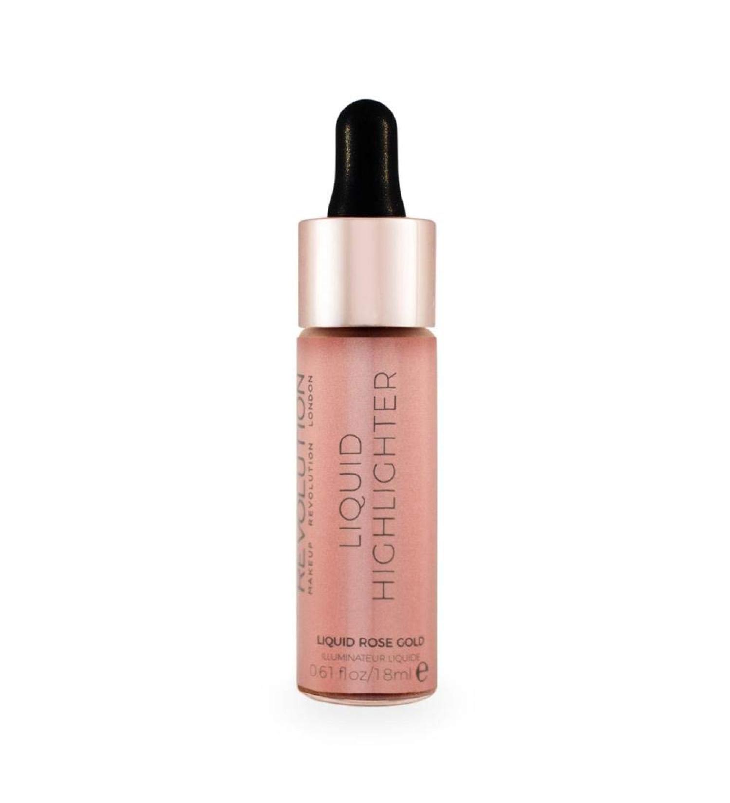 Buy Revolution Liquid Highlighter Rose Gold - Radiant Glow for All Skin Types | Fast International Shipping - Buy Online on GoSupps.com