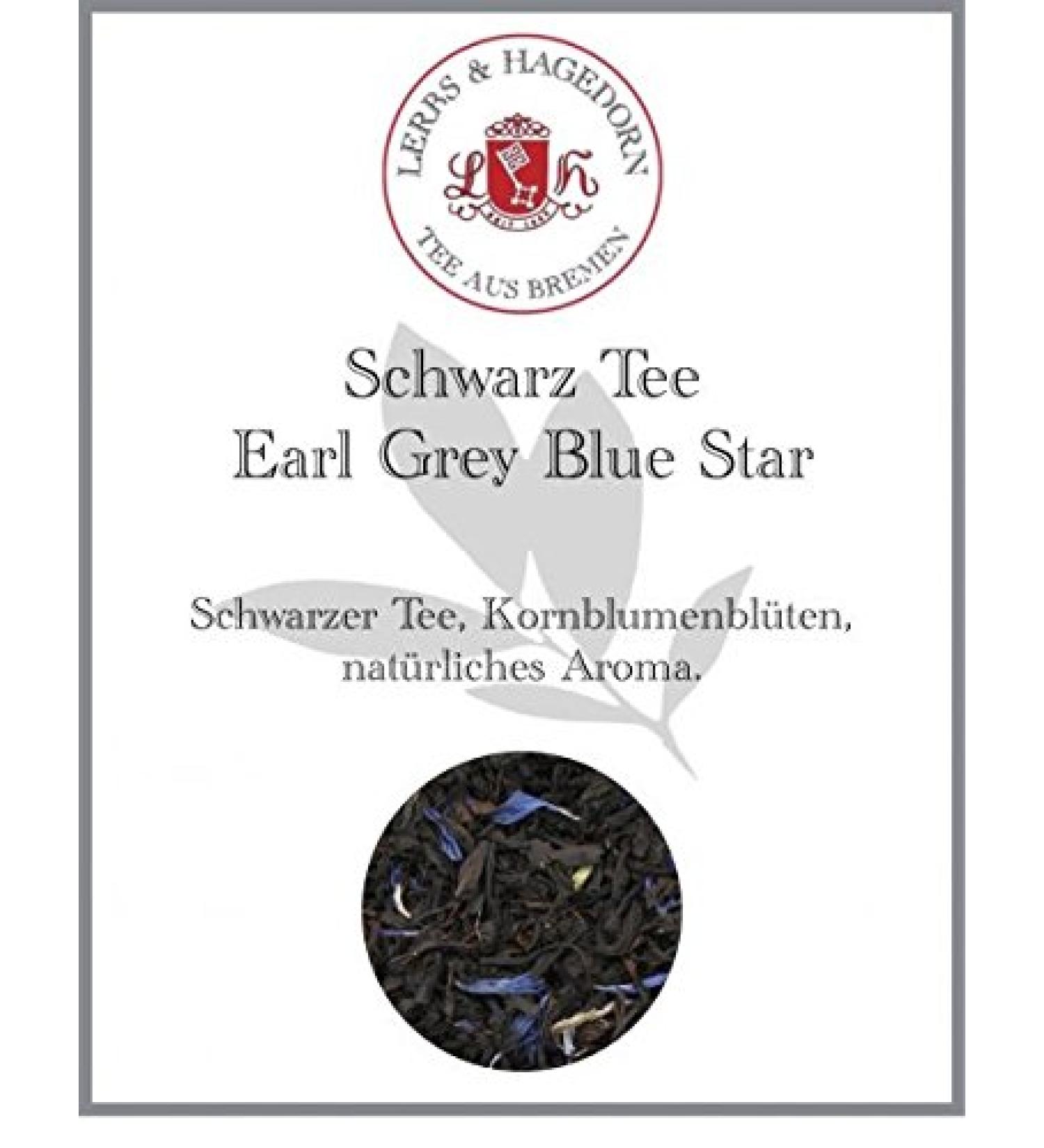  Lerbs & Hagedorn Earl Grey Blue Star Black Tea 1 kg - Buy Online on GoSupps.com