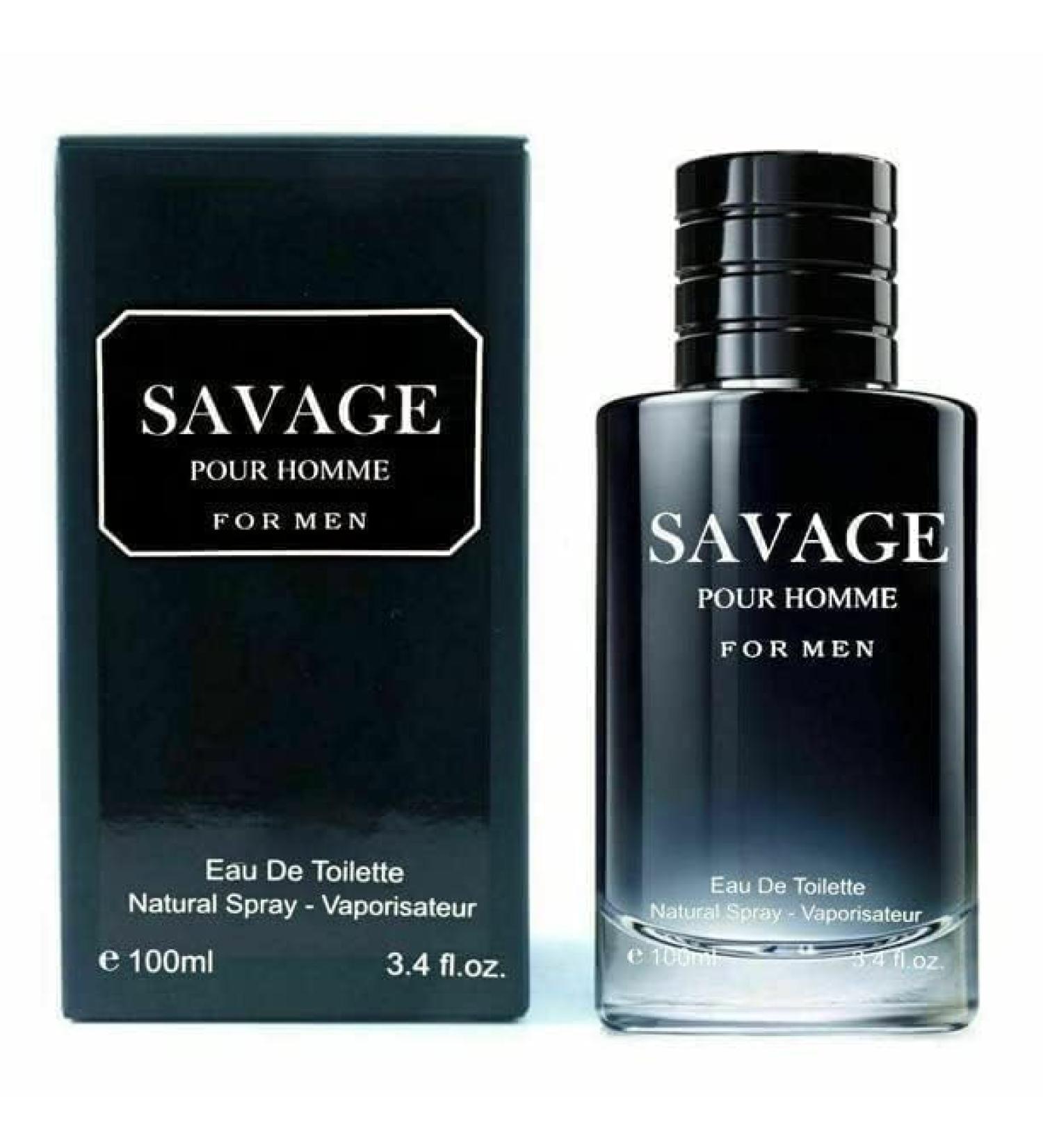 VILOFAL Savage Pour Homme Eau De Toilette Natural Spray for Men 3.4 fl oz