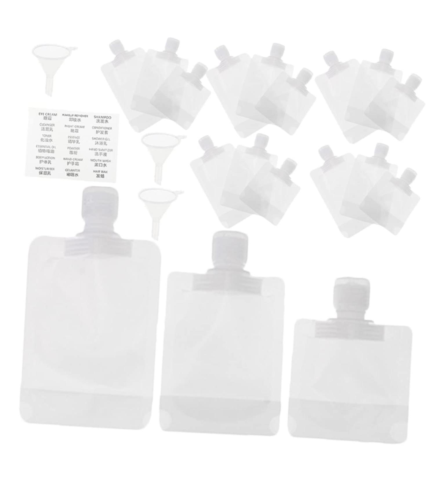 Mikinona 1 Set Flap Lotion Bag Squeeze Pouches for Lotion Refillable Cosmetic Containers Shampoo Travel Container Refillable Lotion Pouches Travel Containers Travel Makeup Container - Buy Online on GoSupps.com