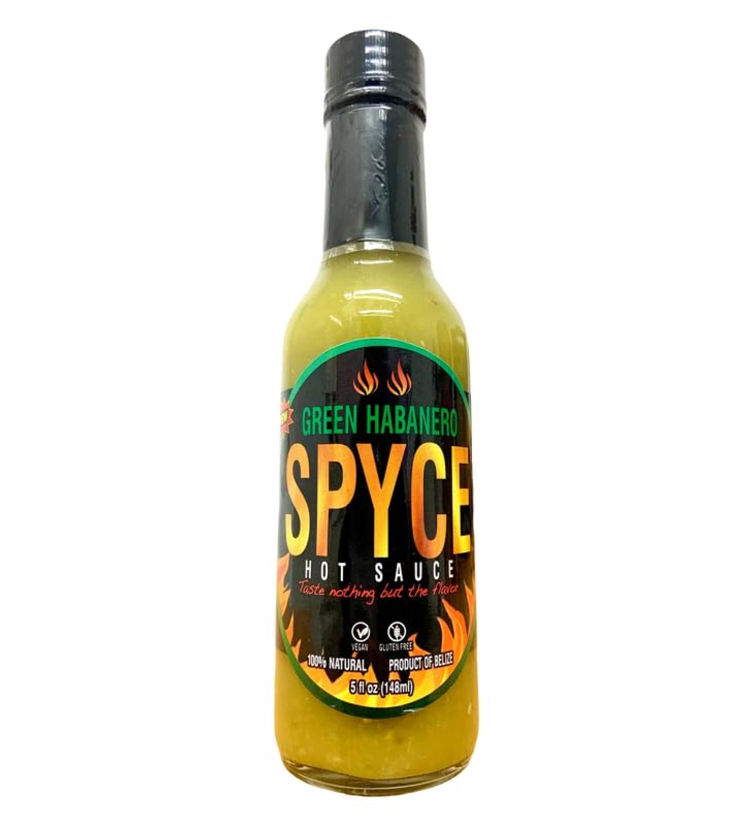 Spyce Hot Sauce Green Habanero 148ml | 100% Natural