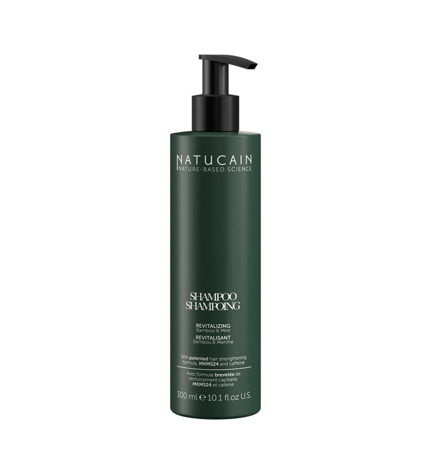 Natucain Natural revitalising shampoo for strong hair growth hair growth shampoo against hair loss with caffeine treatment sulphate-free made in Germany 300 ml (shampoo) - Buy Online on GoSupps.com