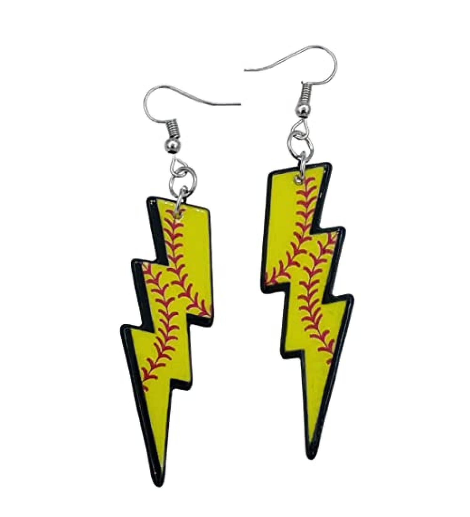 Sports Acrylic Earrings for Women and Girls | Softball, Basketball, Baseball, Football, Volleyball Gifts | Mom and Girls Earrings - Buy Online on GoSupps.com
