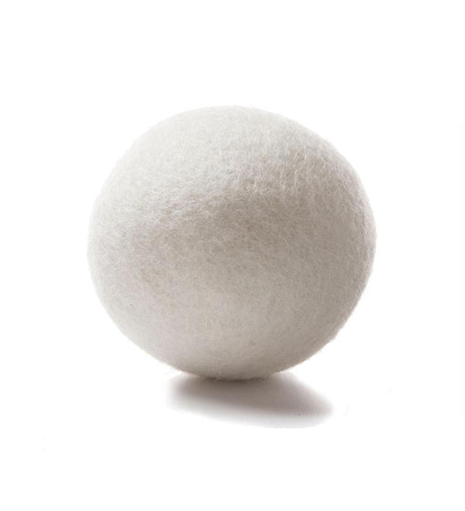 1Pcs Dryer Balls Natural Fabric Virgin Reusable Balls Dryer Wool Laundry Softener Dry Washing Kit Balls 6cm - Buy Online on GoSupps.com