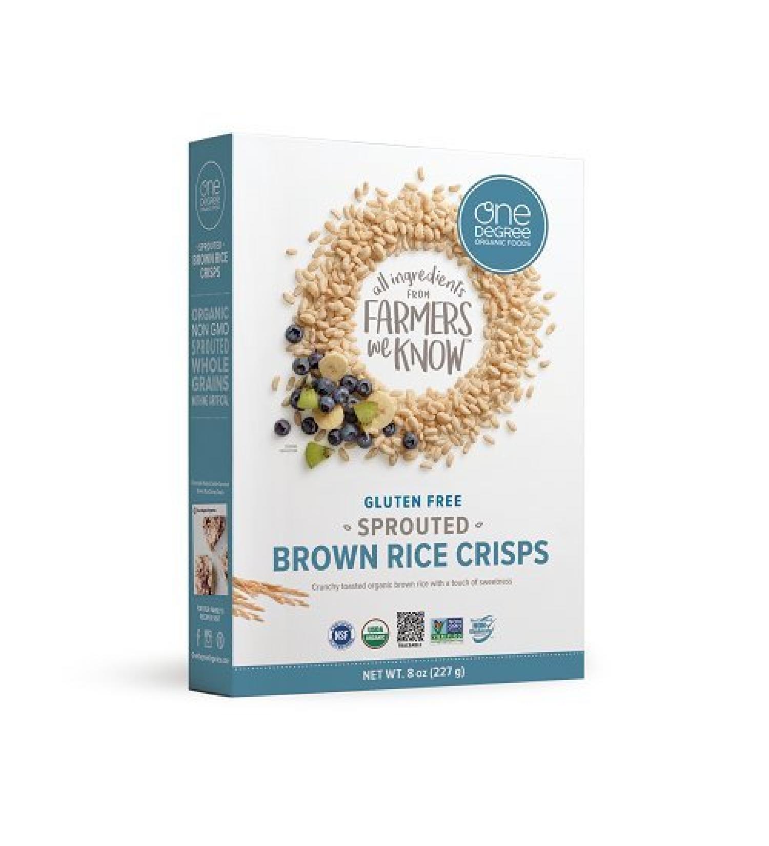 Oneآ° Rice Crisp Brown Cereal - 8 Oz - Healthy Crunchy Breakfast Option - Buy Online on GoSupps.com