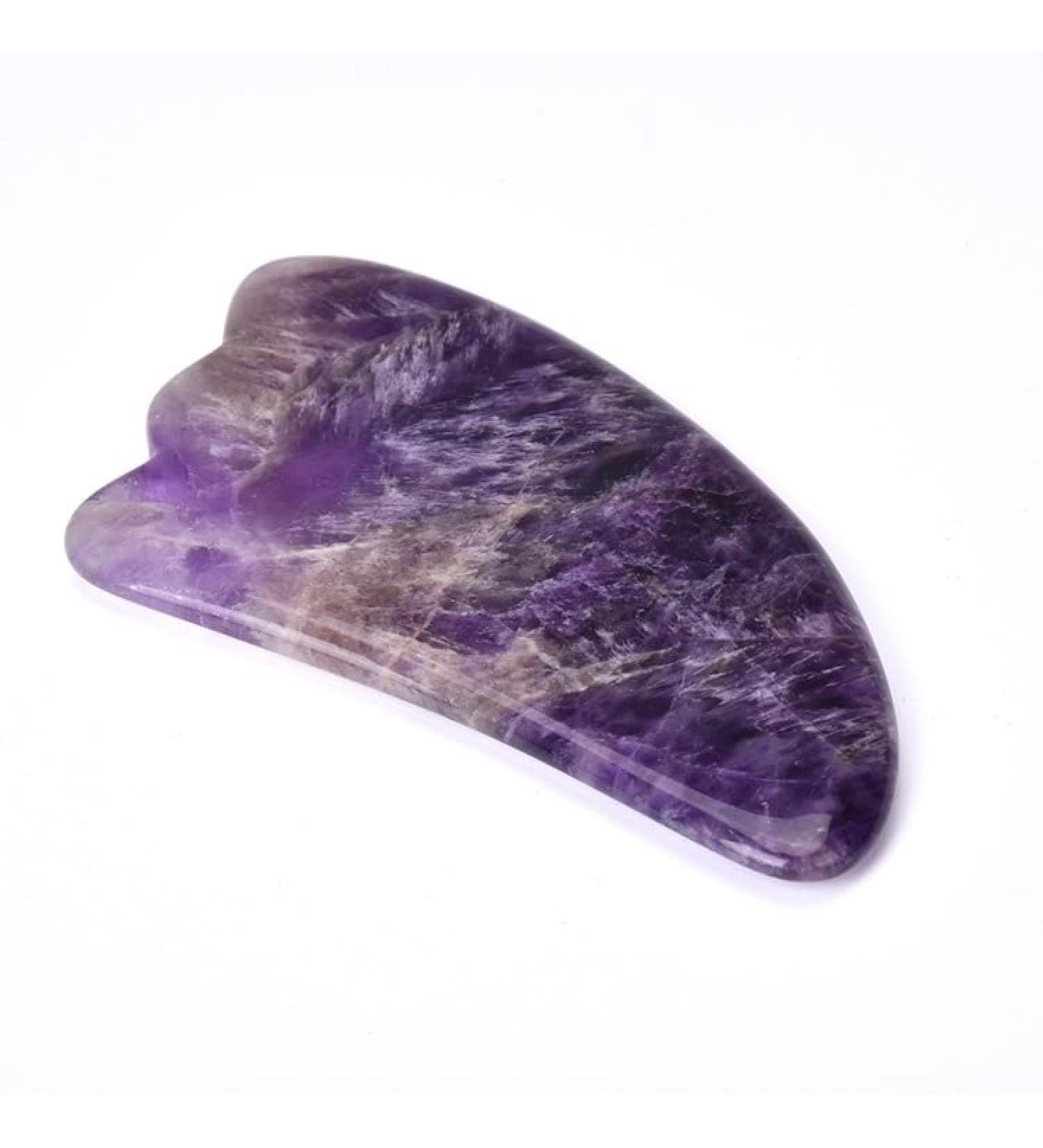 Amethyst Gua Sha - SPA & Physical Therapy Anti-Aging Skin Care Tool - Buy Online on GoSupps.com