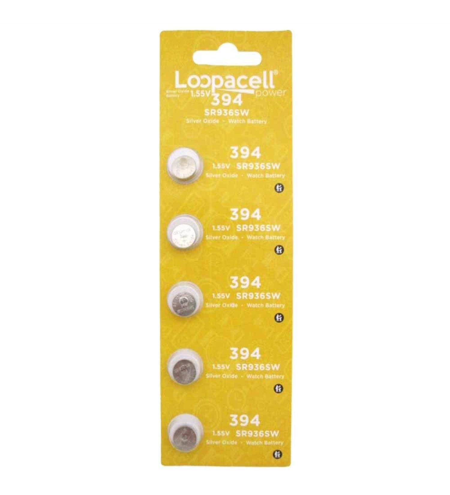 5 394-380 Button Cell Batteries 394 OX