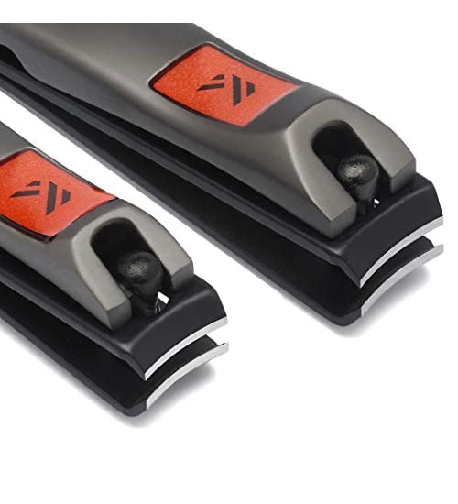 KLIPP Nail Clippers Set for Men and Women - Zinc Alloy Trimmers with Built-in Files for Fingernail Care - Non-Slip Levers for Precision - Travel Nail Care Kit - Buy Online on GoSupps.com