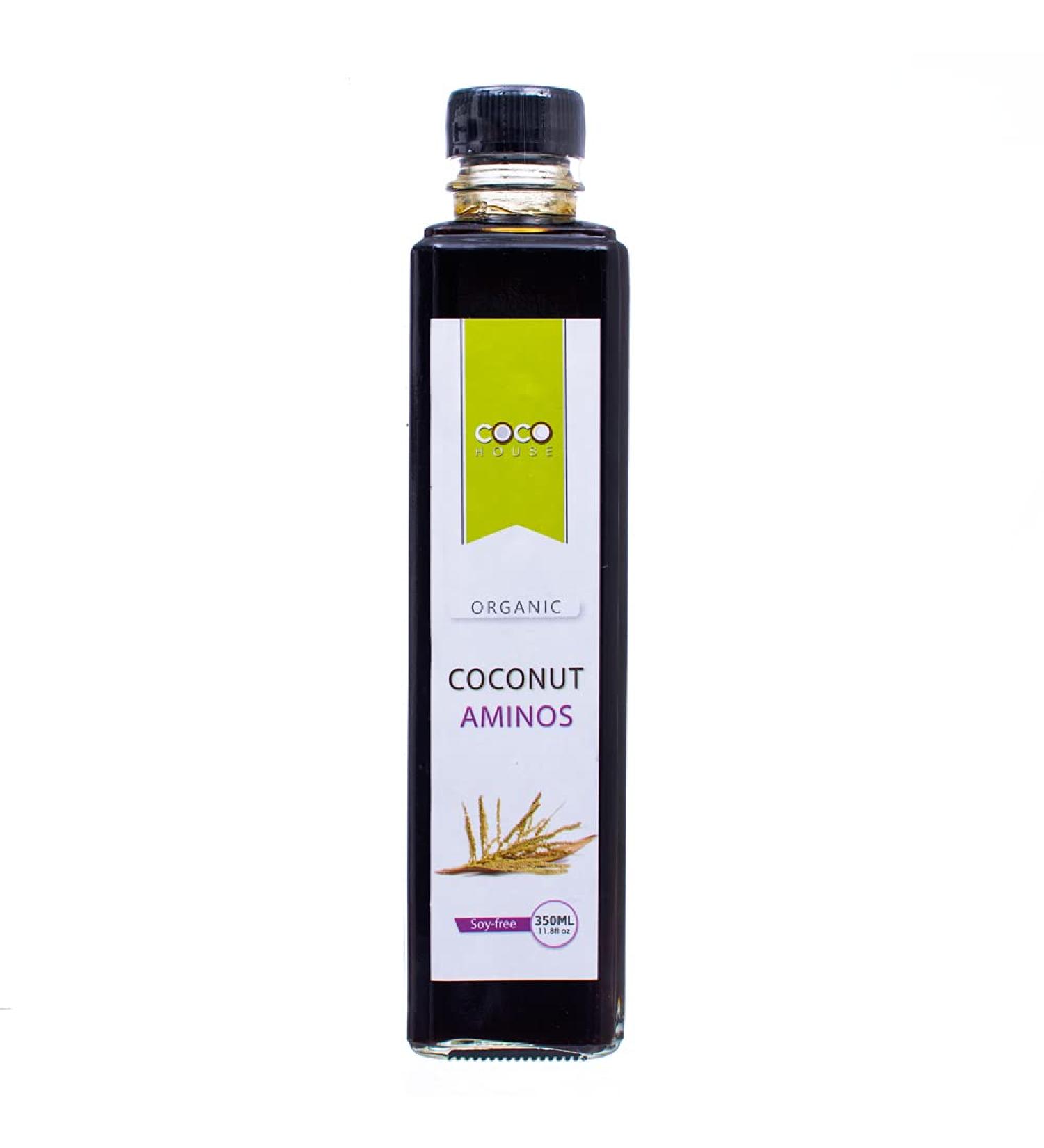 Organic Coconut Aminos - Soy-Free (11.8 fl.oz) | Coco House - Buy Online on GoSupps.com