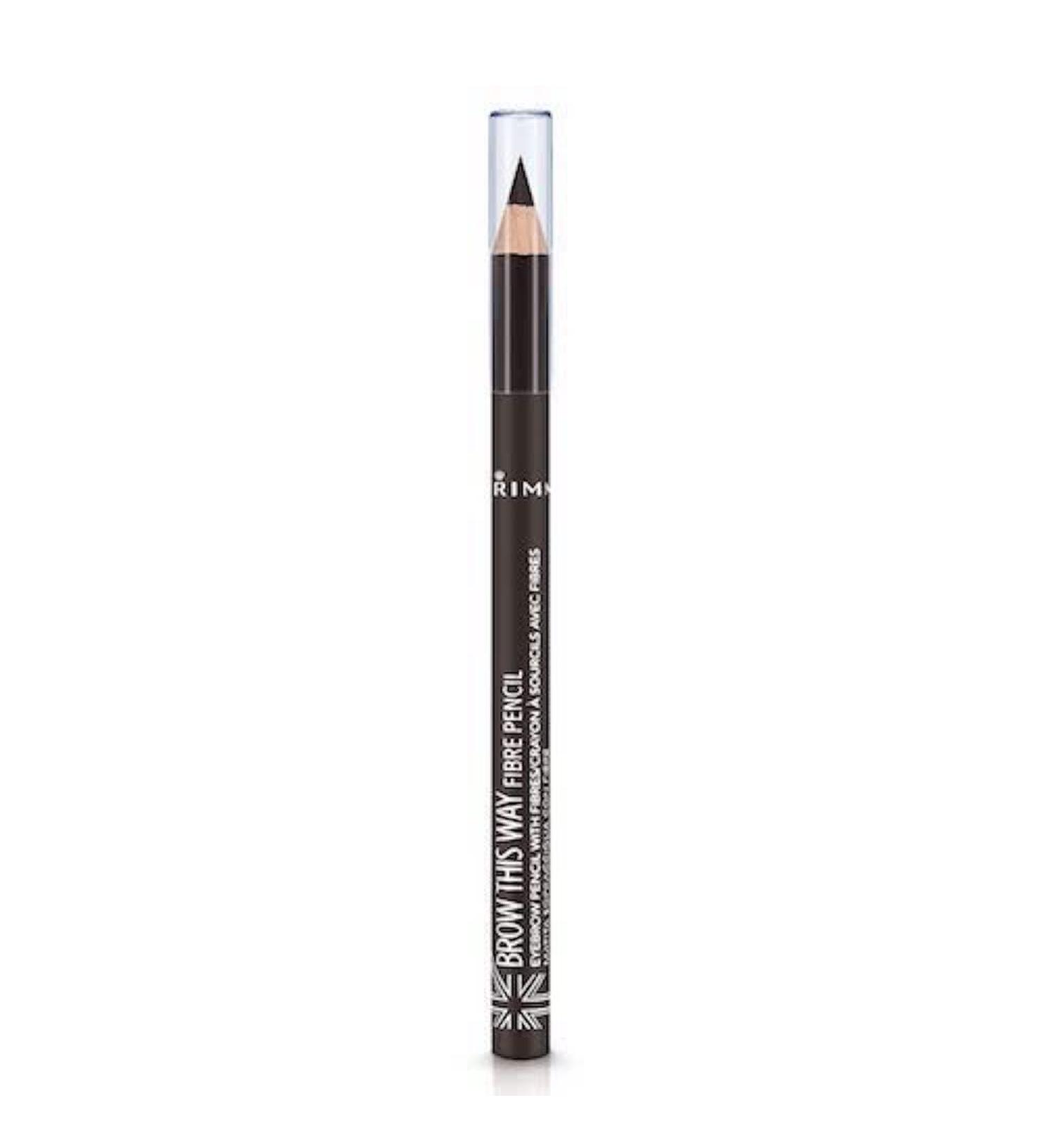 Rimmel London Brow This Way Fibre Pencil Dark 1.1g | Define & Thicken Eyebrows - Buy Online on GoSupps.com