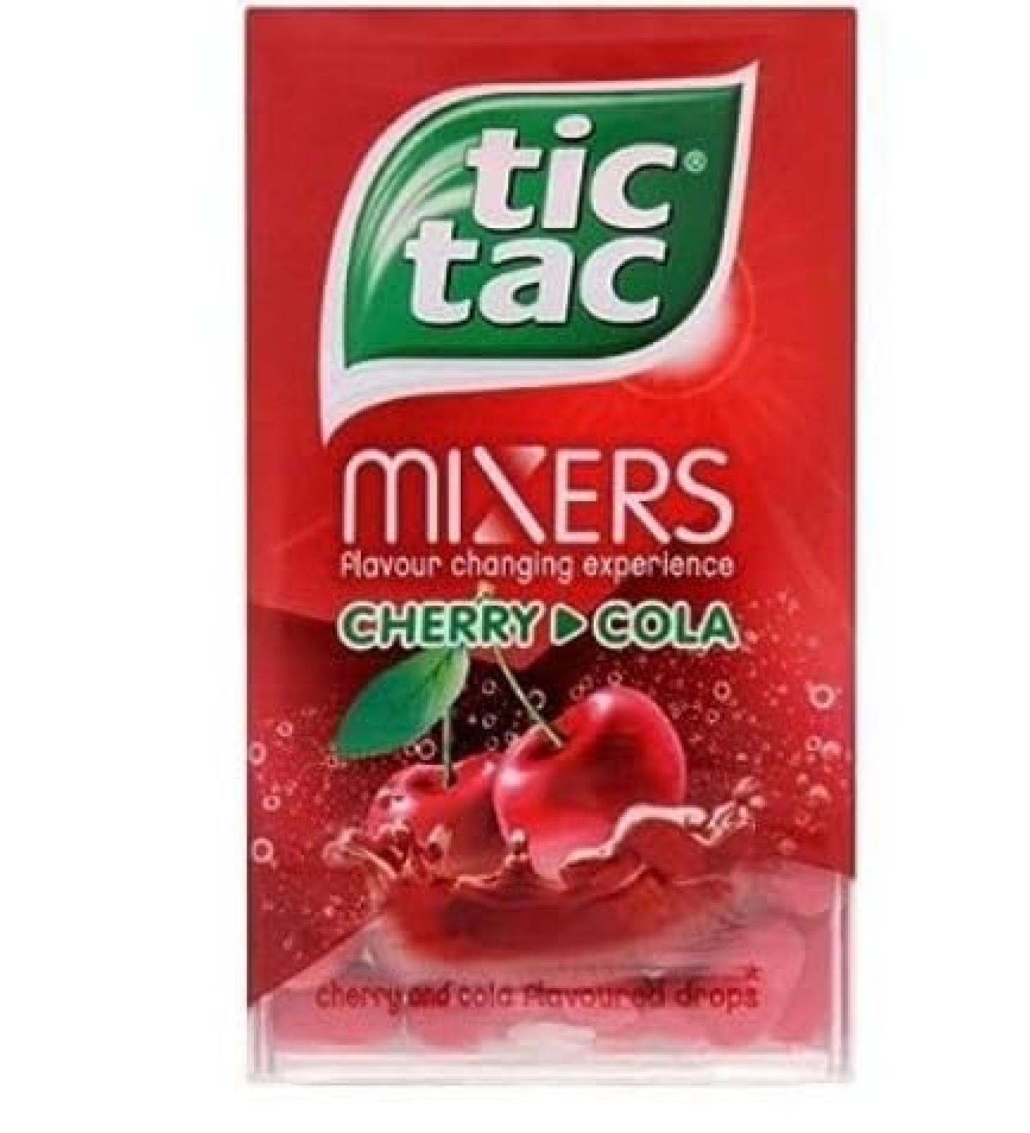 Tic Tac Mixers Cherry Cola (Cherry Cola) 24 Count Clean And Fresh Delicious And Tasty - Buy Online on GoSupps.com