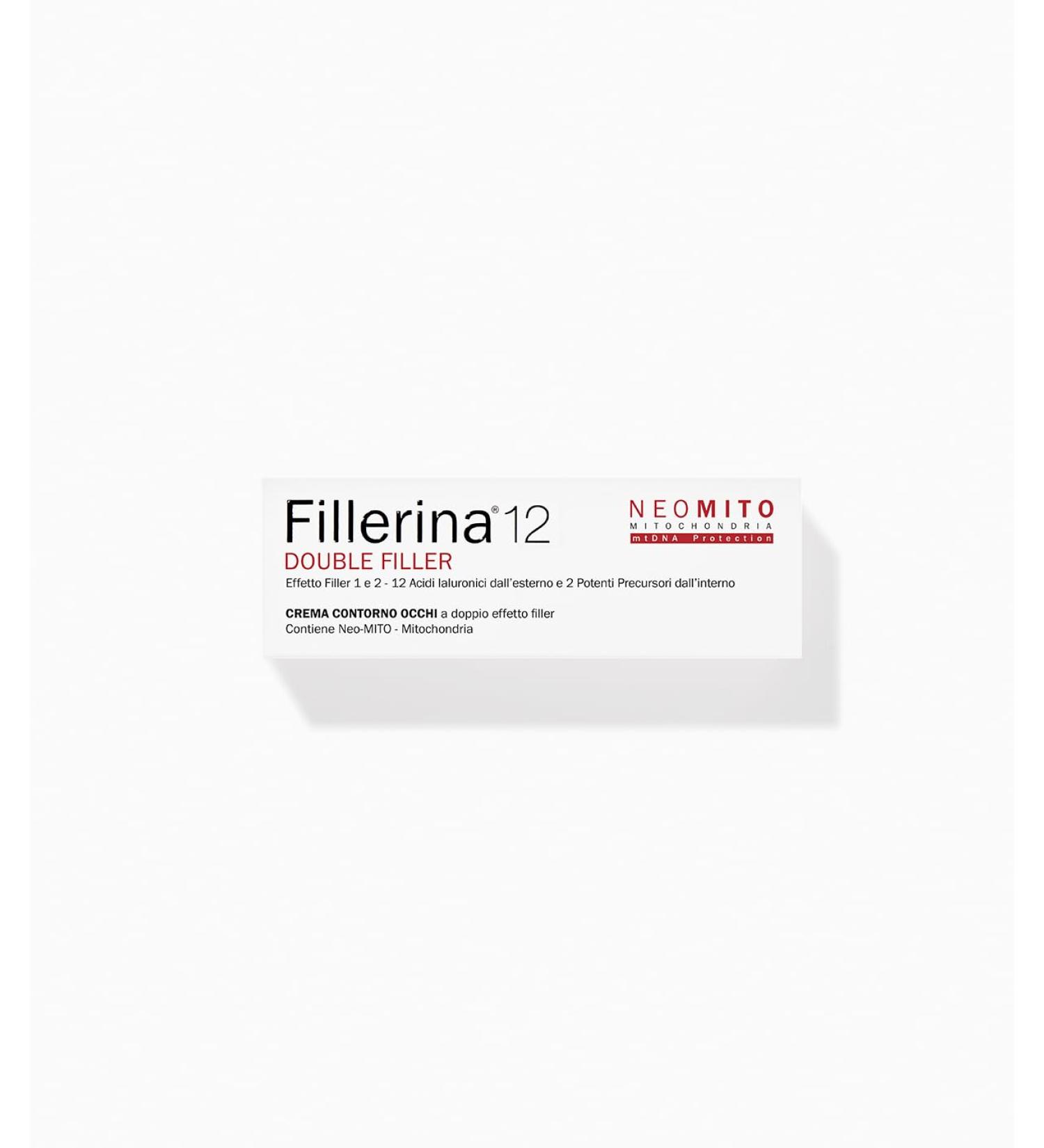 Fillerina 12 Double Filler Neo Mito Cr me Contour Yeux Effet Remplissage Repulpant et Nutritif Grade 5 15 ml