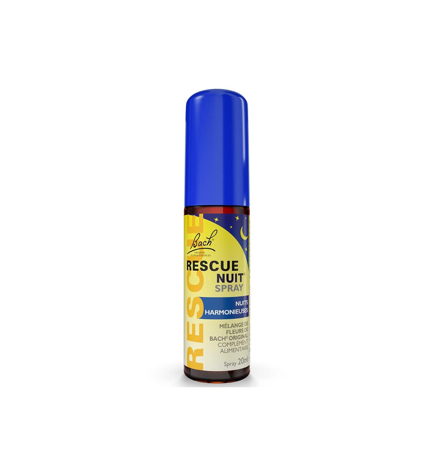 Rescue Nuit Spray Lacher prise la nuit pour un reveil serein Vegan Compl ment alimentaire 1 Spray x 20 ml 20 ml (Lot de 1) - Buy Online on GoSupps.com