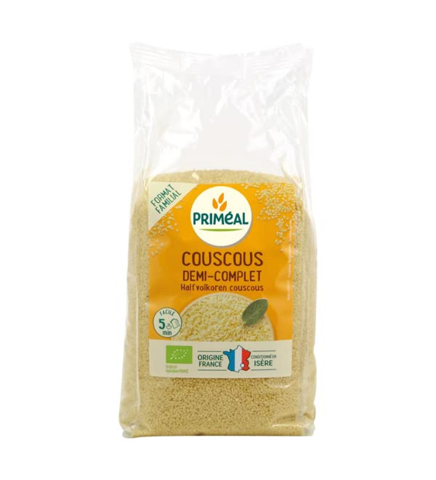 COUSCOUS DEMI-COMPLET ORIGINE FRANCE 1KG PRIM AL UNIT  - Buy Online on GoSupps.com