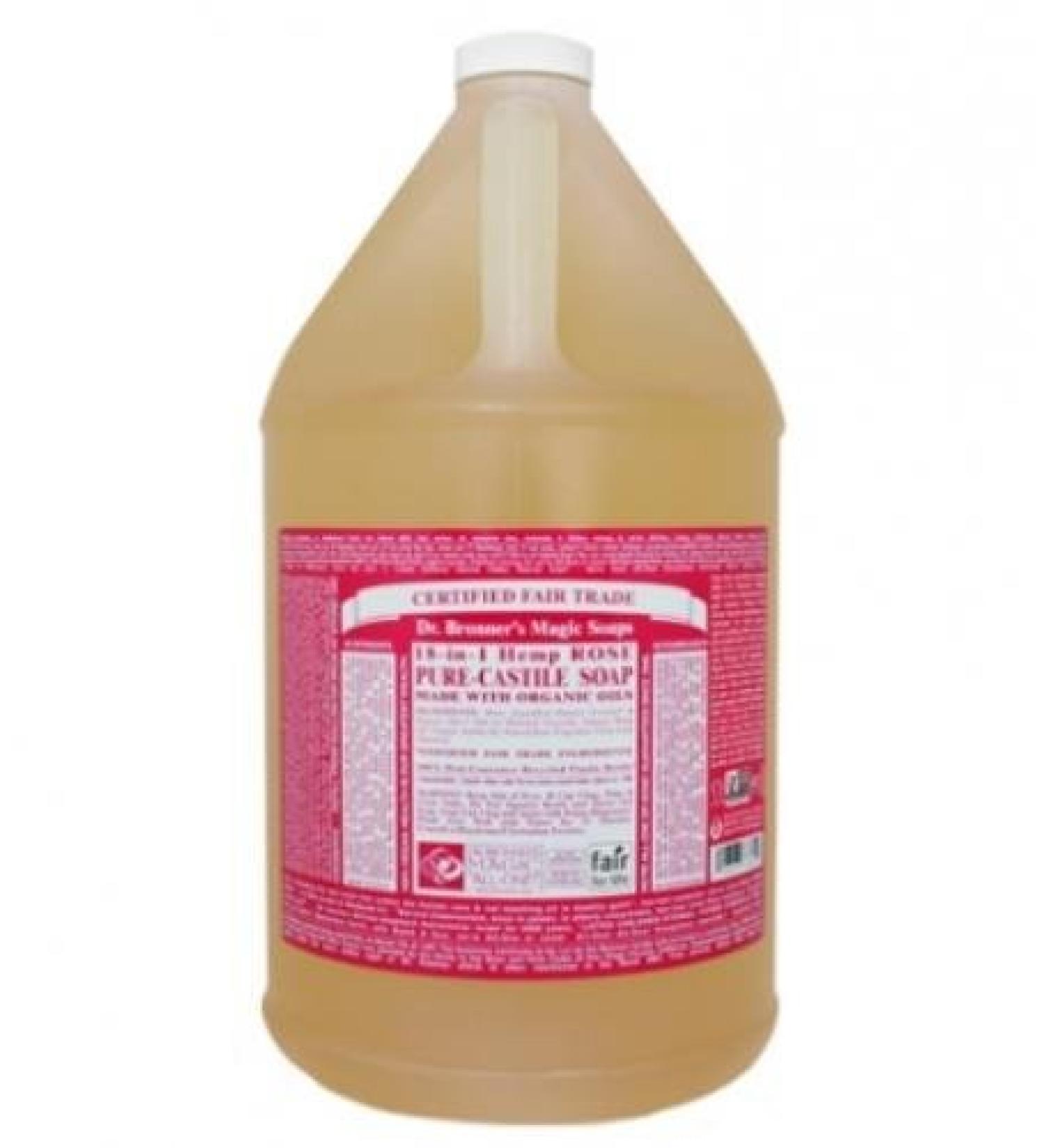 DR BRONNER SOAP LIQ CSTLE ROSE 128 OZ PK- 1