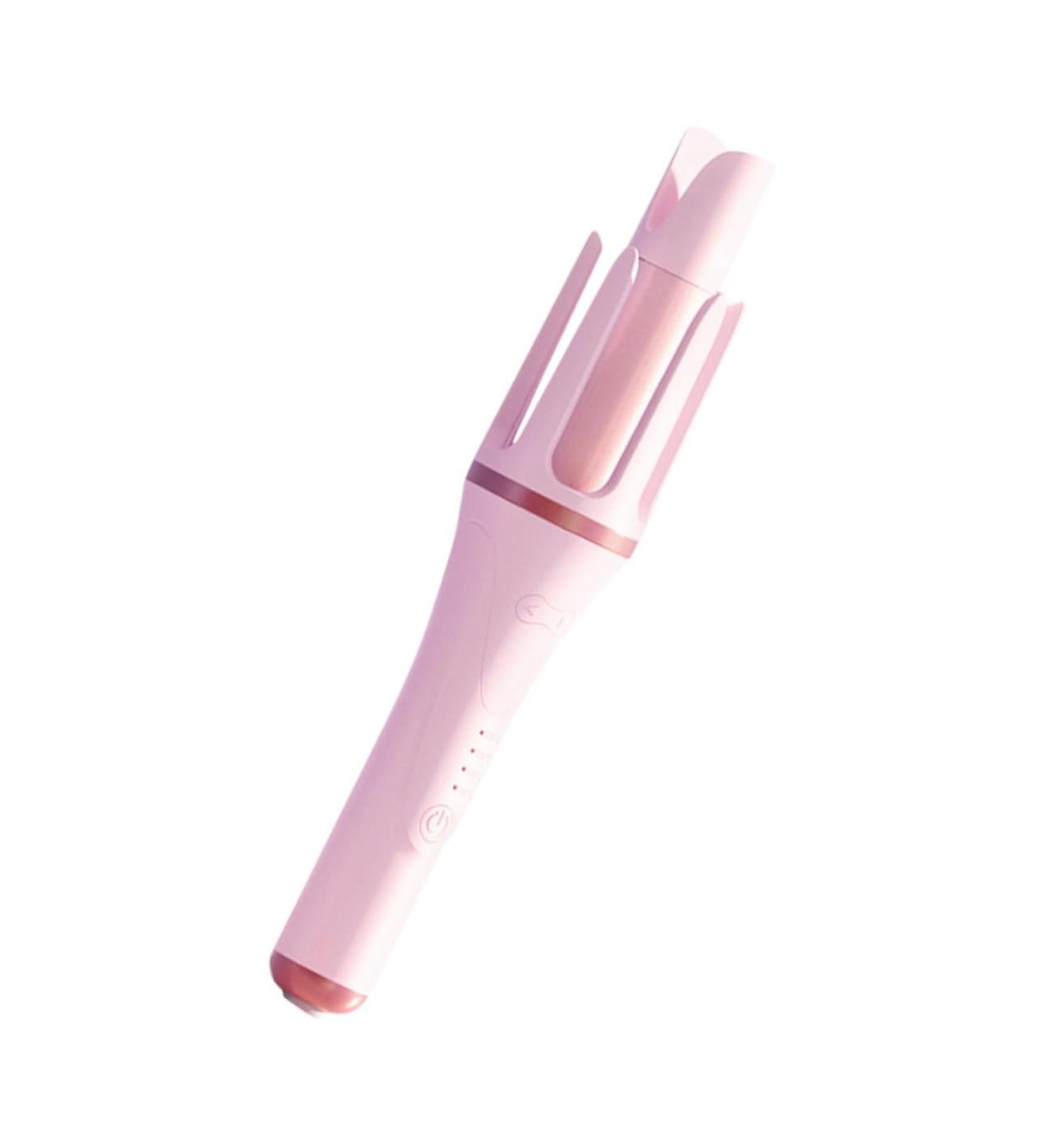 Baluue Fully Automatic Hair Curling Iron Curler Tool Hair Rollers Pink Nylon 32.50X5.50X5.50CM Pink - Buy Online on GoSupps.com