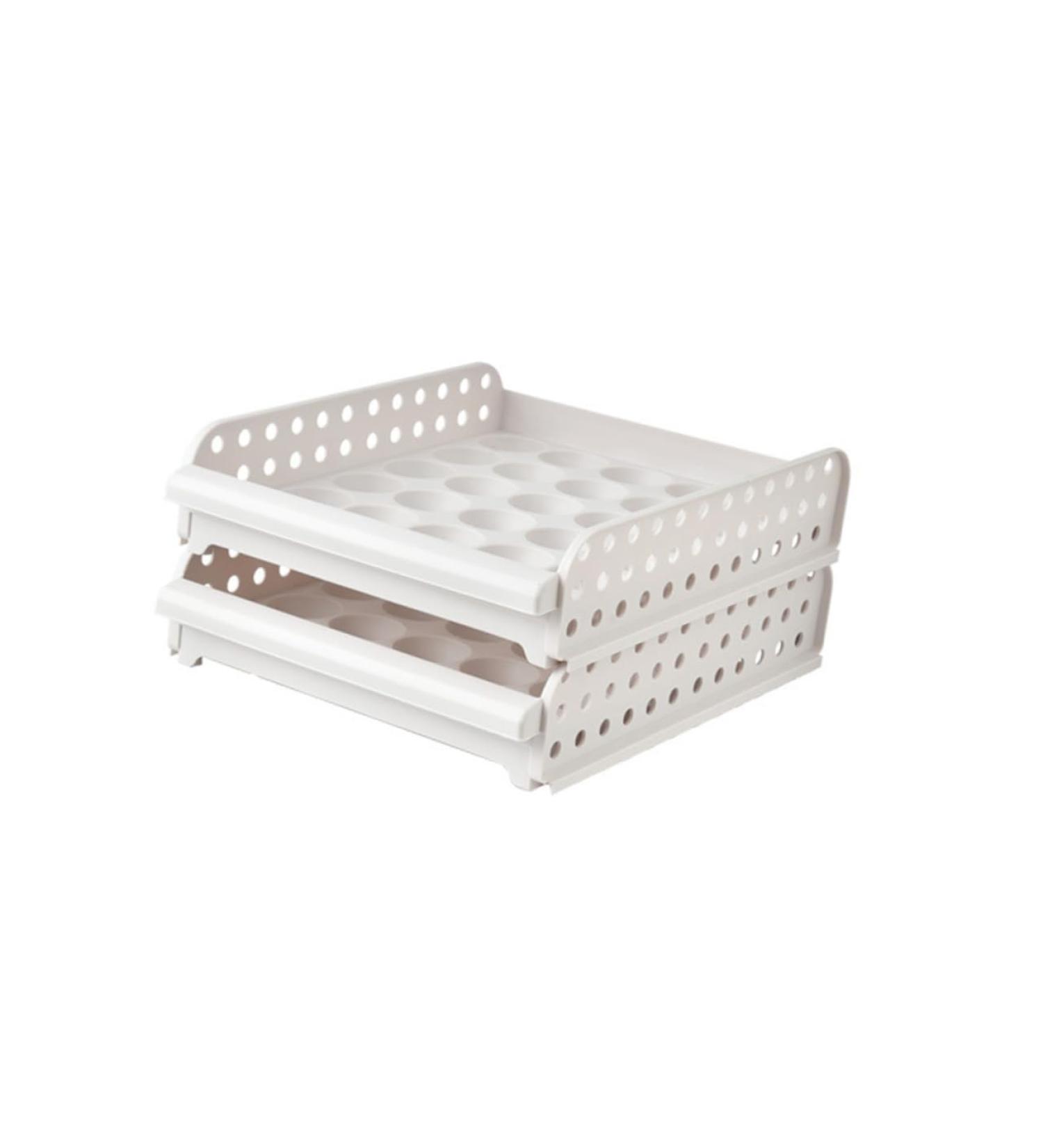 UKCOCO Box 30 Drawer Egg Tray for Refrigerator Shelf Bracket Egg Container Egg Plate Organic Cage As Shown 33X26.5X14.3cm - Buy Online on GoSupps.com