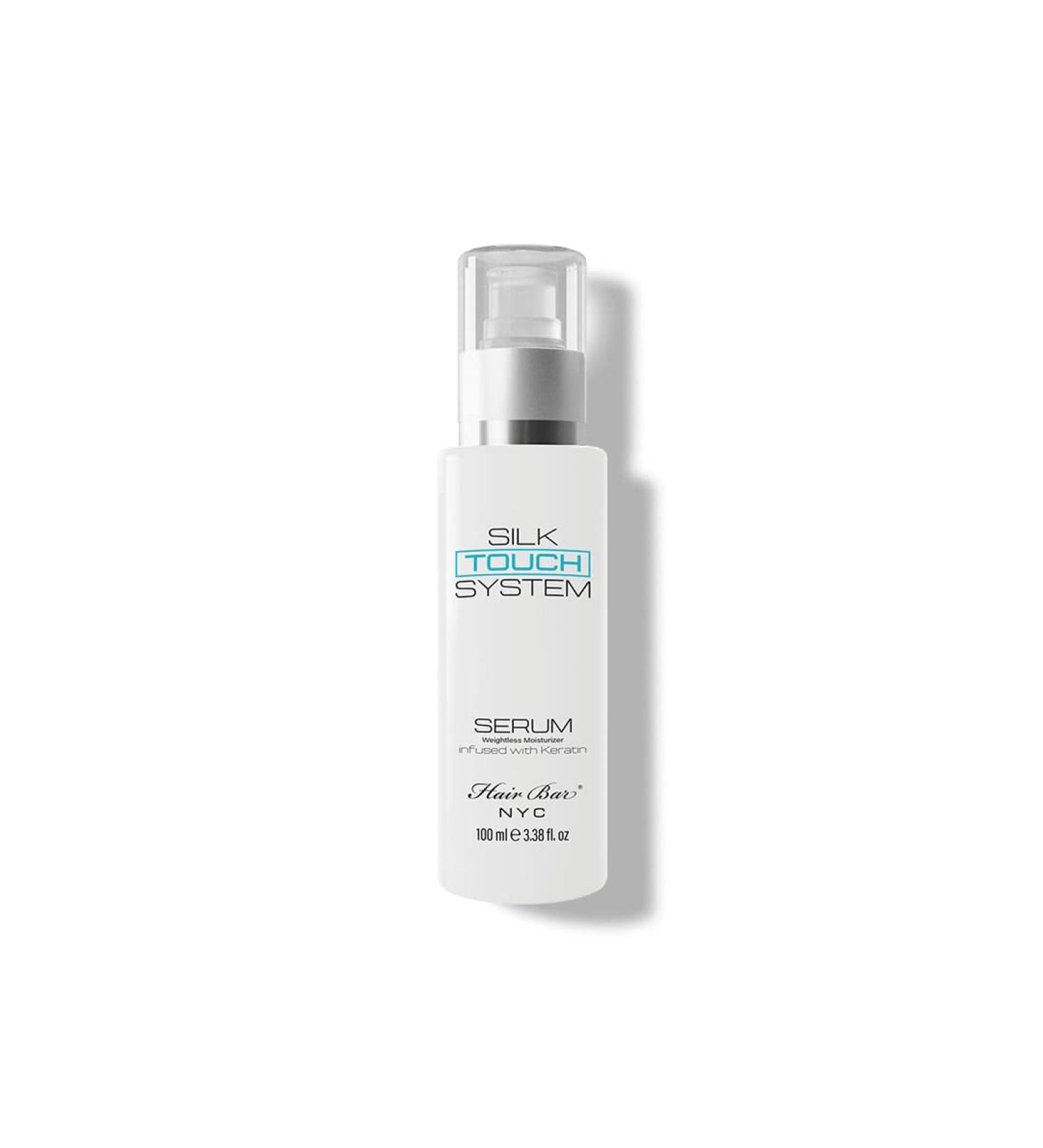 Shop Hair Bar NYC Silk Touch System Serum 3.38oz - Marine Keratin & Biotin Infused for Luxurious Hair Care - Buy Online on GoSupps.com