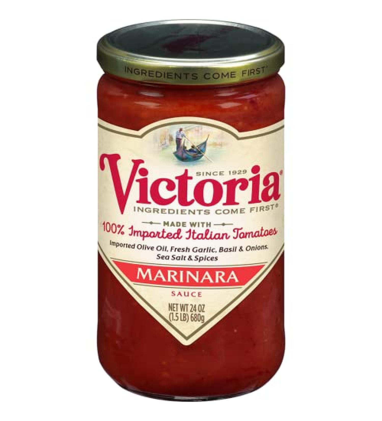 Victoria Marinara Pasta Sauce 24 Oz - Pack of 3 | Authentic Italian Flavor - Buy Online on GoSupps.com