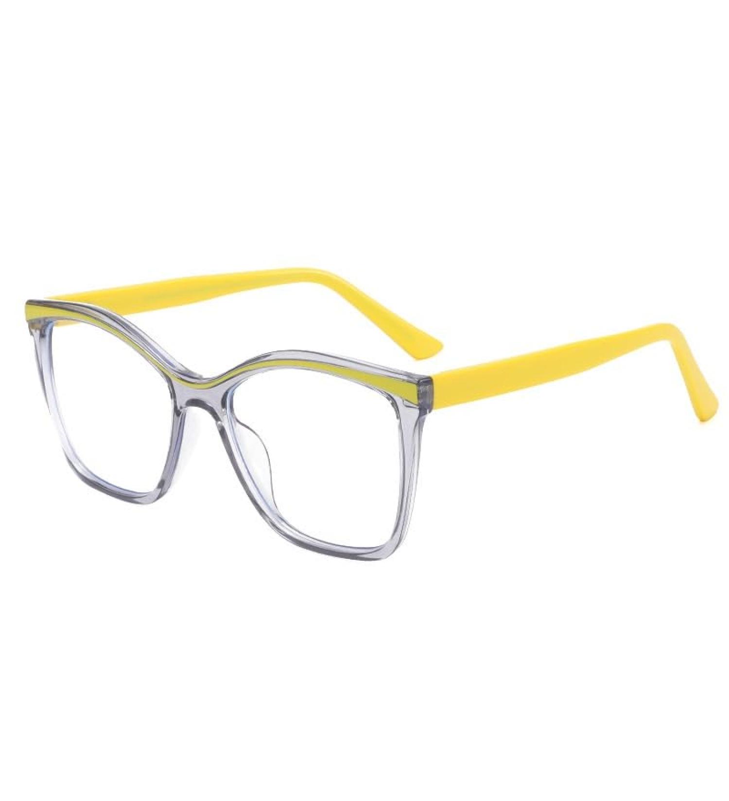 Fuqinqingoz Anti-UV Cat-Eye Reading Glasses for Women | HD Oversized Blue Light Blocking +350 C2 - Buy Online on GoSupps.com