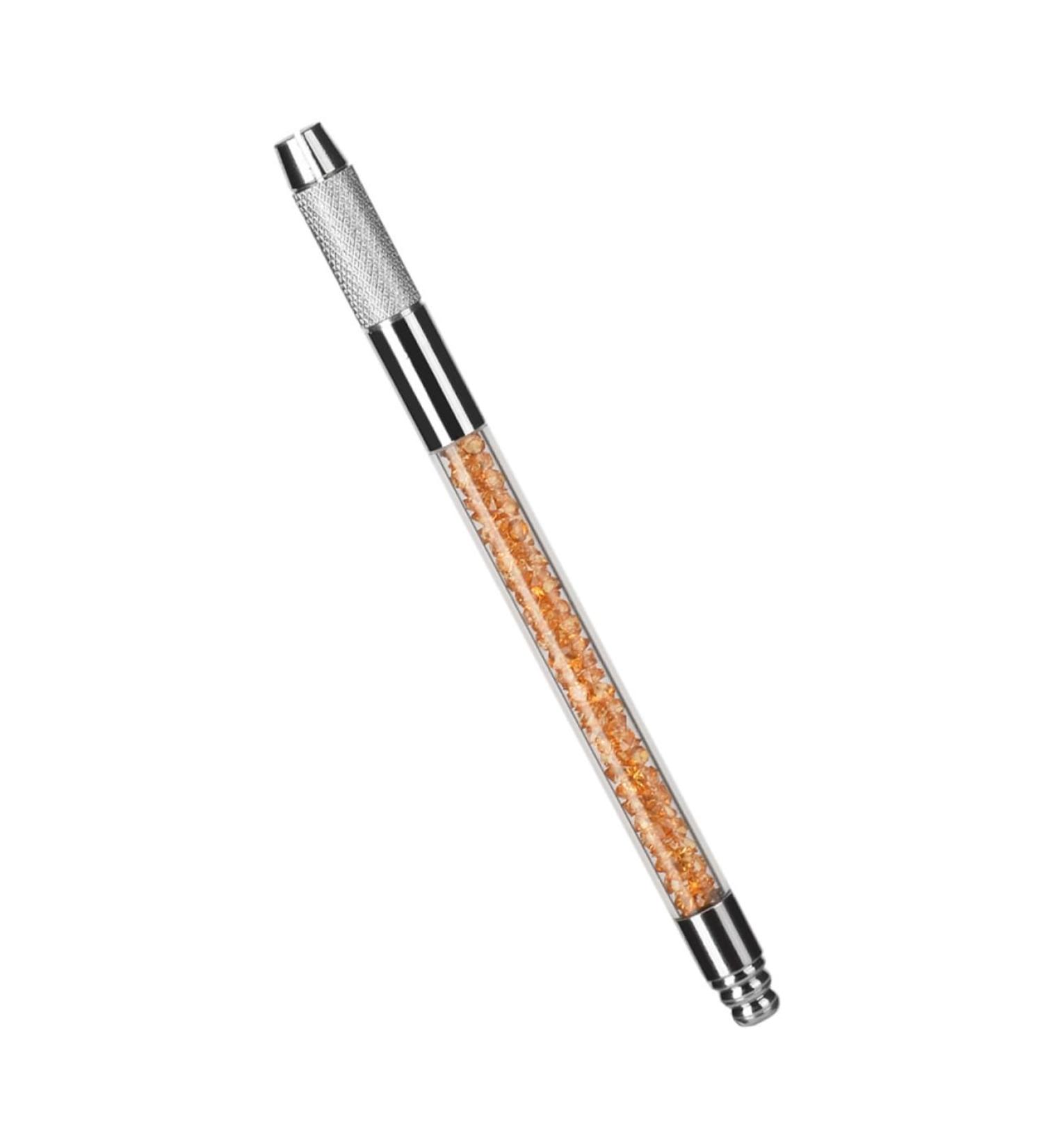 WOONEKY WOONEKY 1Pc Crystal Embroidery Pen Eyebrow Pencils Brown Makeup Tattoo Pen Tattoos Supplies Microblading Needles Plastic Korean Eyebrow Pencil - Buy Online on GoSupps.com