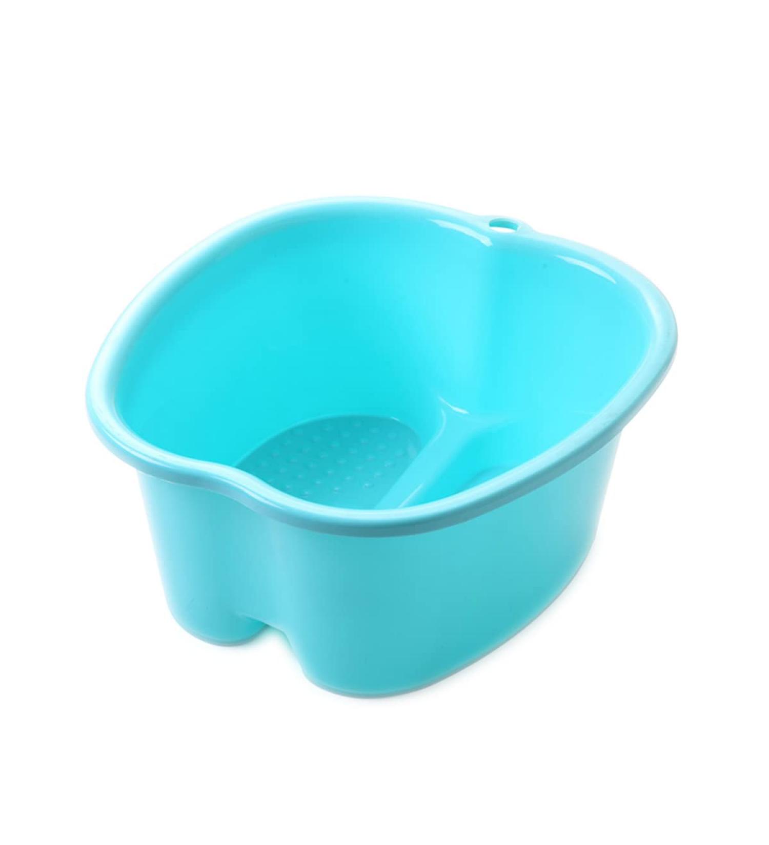 Foot Soak Basin Bath Spa Tub Large Size Plastic Foot Sink for Soaking Feet Foot Bucket Bowl for Home Foot spa Treatment/Relax/Dead Skin Remover/Pedicure Foot Care Gift Blue - Buy Online on GoSupps.com