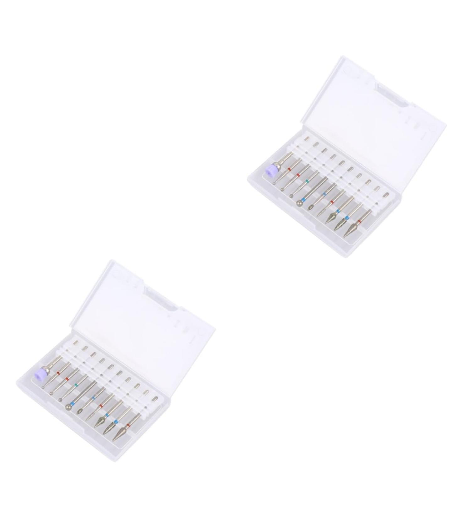 minkissy 20 Pcs Bit Nail File Bits Carbide Nail Drill Bits for Acrylic Nails Nail Art Manicure Drill Bits Diamond E- File Nail Drill Nail Manicure Tool Electronic Fine Sand Mx2pcs As Shownx2pcs - Buy Online on GoSupps.com