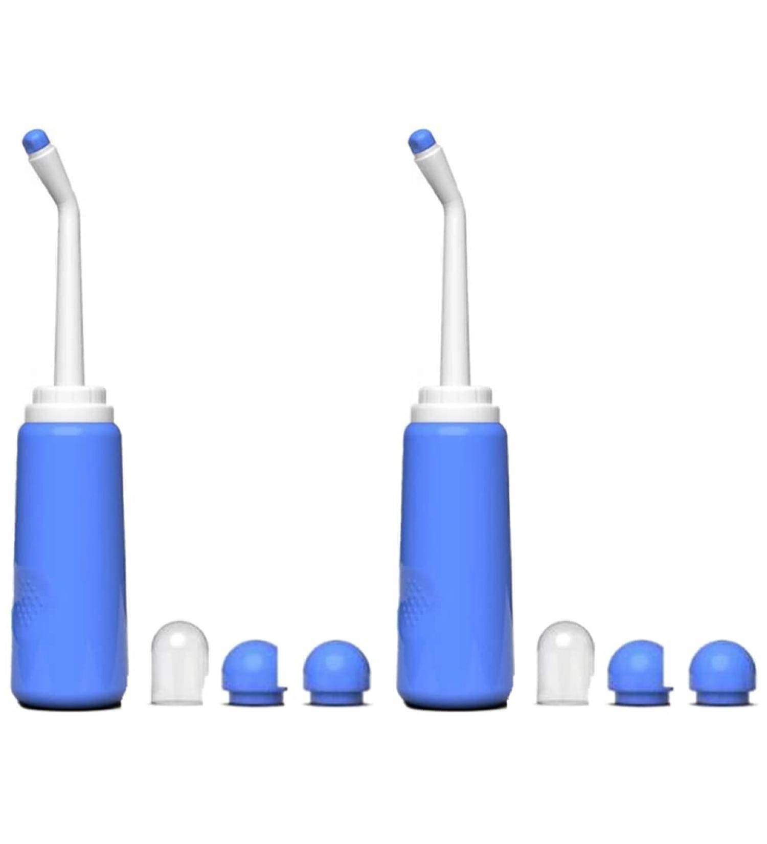 Marclix 2X Portable Hand Wash Sprayer Bidet for Pregnant Women & Babies - 500ml Long Nozzle Toilet Cleaner - International Shipping Available - Buy Online on GoSupps.com