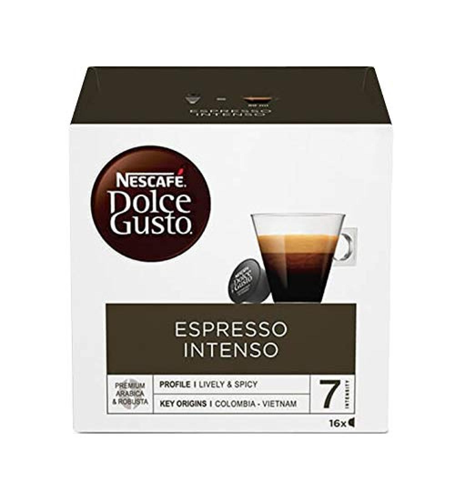 Nescafe Nescafe 16 capsules of Dolce Gusto Espresso Intenso coffee
