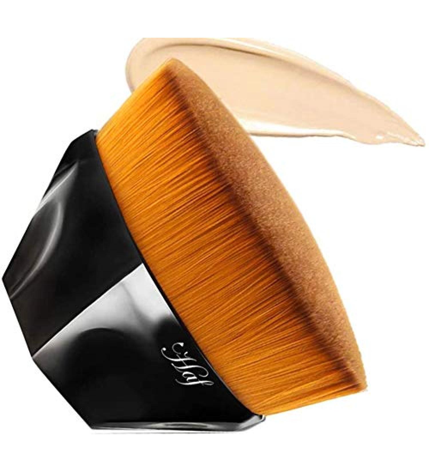 Buy Haf Makeup Brush - Diamond Shaped Liquid & Powder Foundation Brush | Flawless Synthetic Fiber Bristles - International Shipping - Buy Online on GoSupps.com