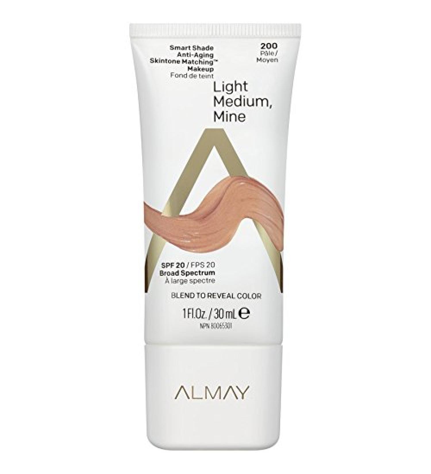 Almay Smart Shade Anti-Aging Makeup Light Medium/200 - 1oz - Buy Online on GoSupps.com