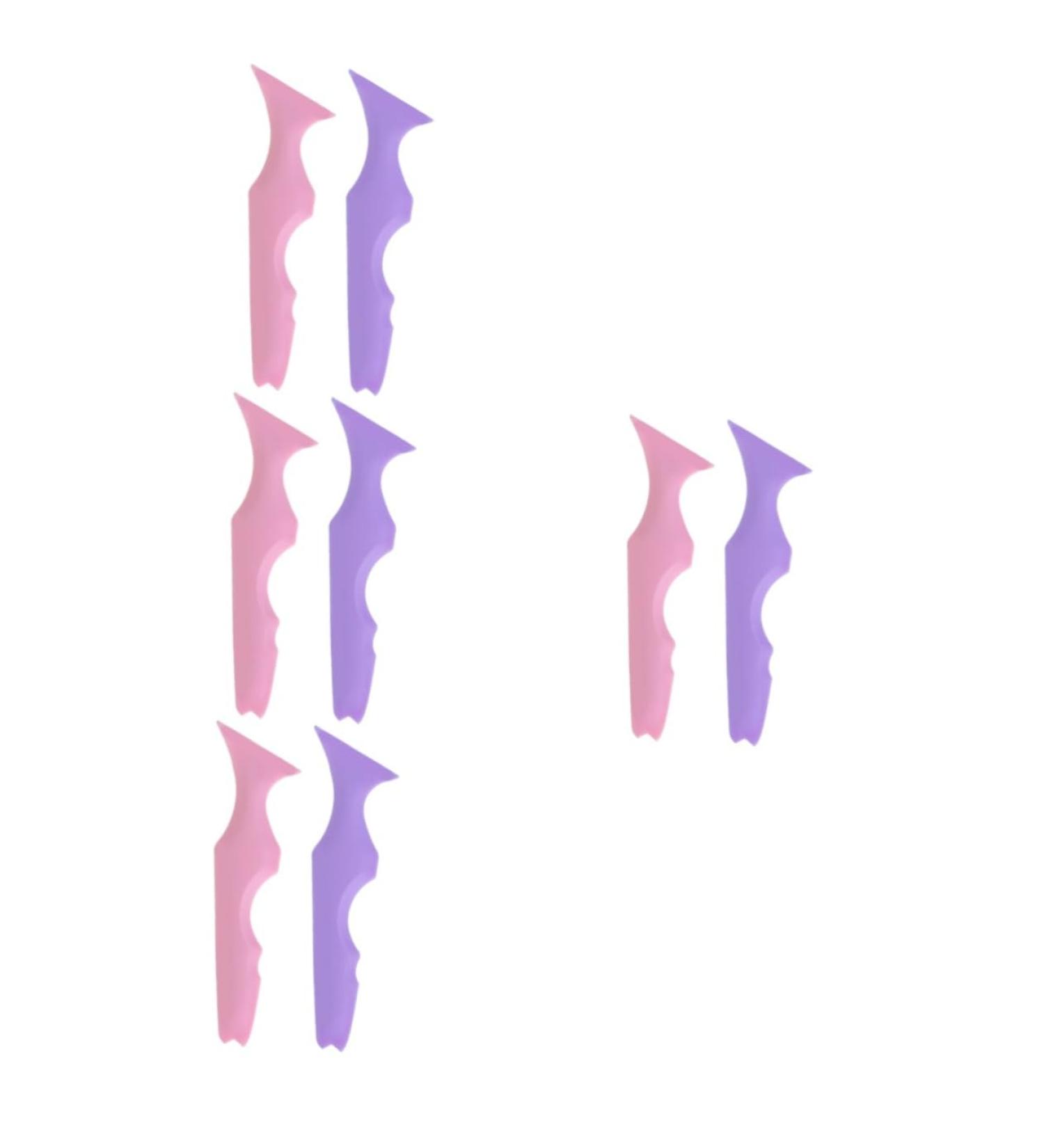 MAGICLULU 8 Pcs Silicone Beauty Ruler Silicone Stamps Eye Mascara Facial Tool Multitools Mold Mask Spoon Girl 15X4.15CMx4pcs Assorted Colorx4pcs - Buy Online on GoSupps.com