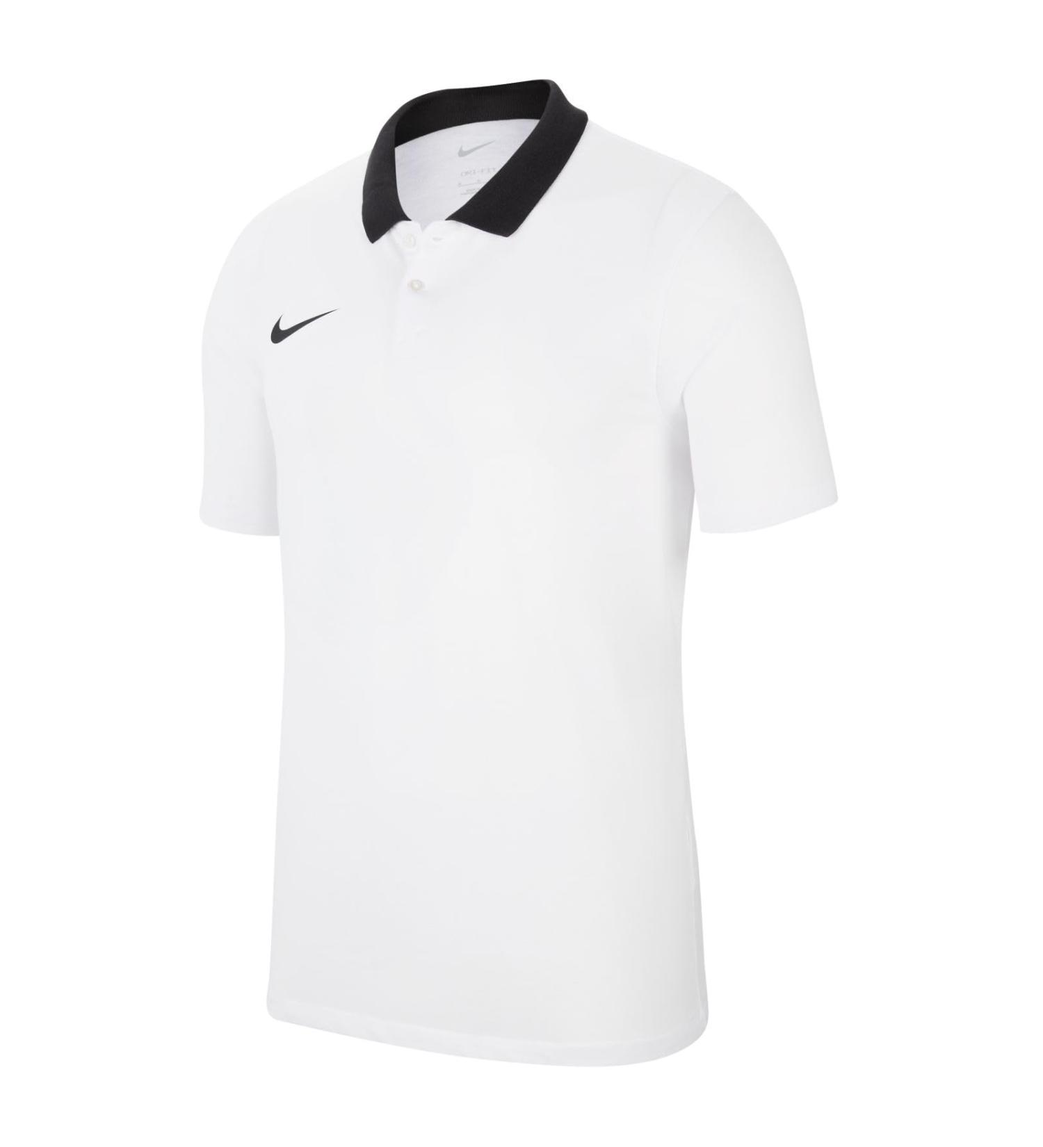 Buy Nike Men's M NK DF Park20 Short Sleeve Polo - XL White/Black/Black | International Shipping Available - Buy Online on GoSupps.com