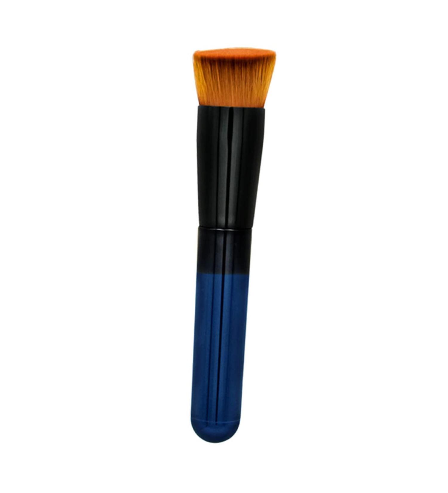 minkissy Inclined Flat Head Makeup Brush Women Cosmetics Brush Foundation Makeup Brush Blush Brush Doll Cake Pan Mahjong Earrings Women Brush for Makeup Fluffy Tool Miss Acrylic 11.5x2cm Black - Buy Online on GoSupps.com