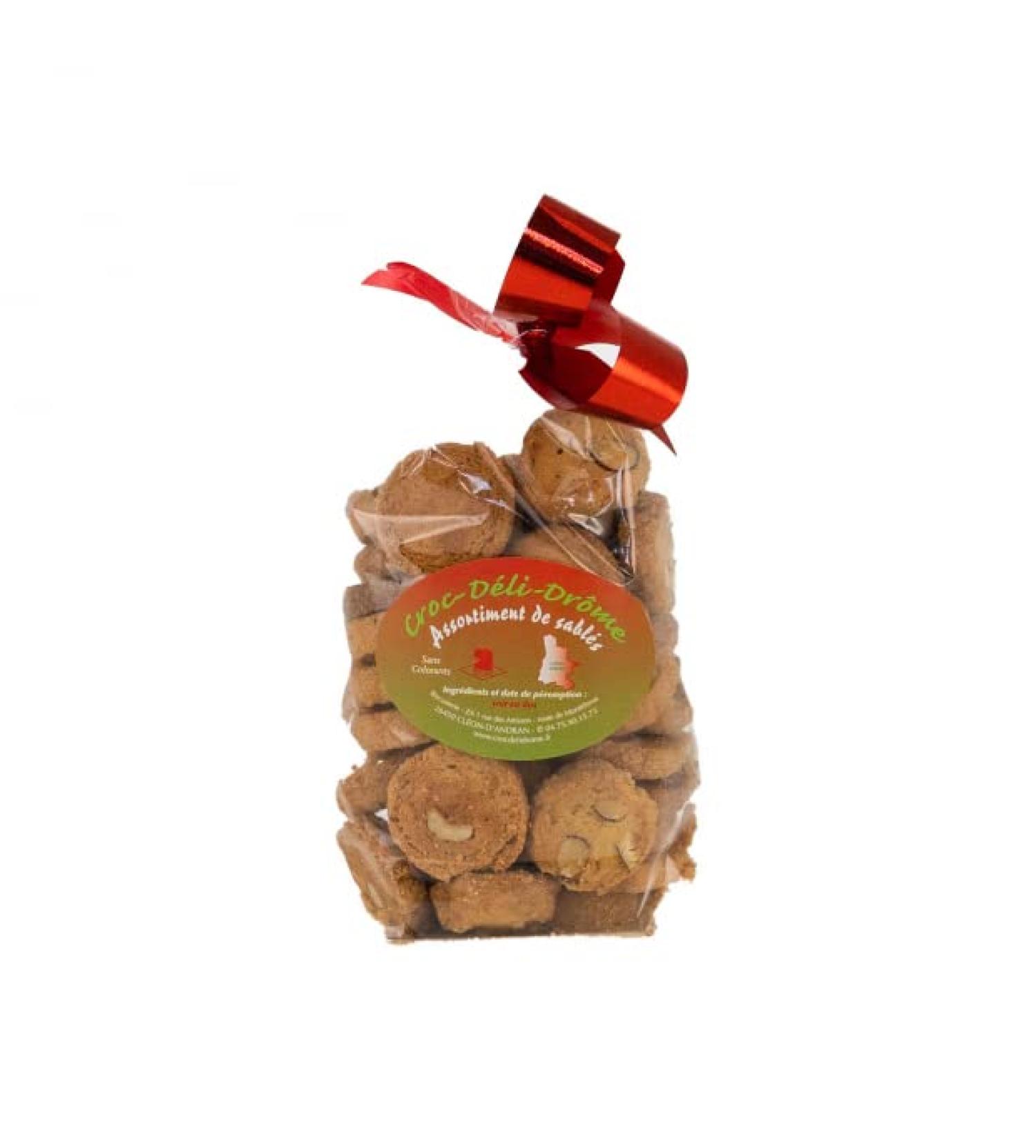 200 g bag of assorted shortbread biscuits - Croc déli Drôme